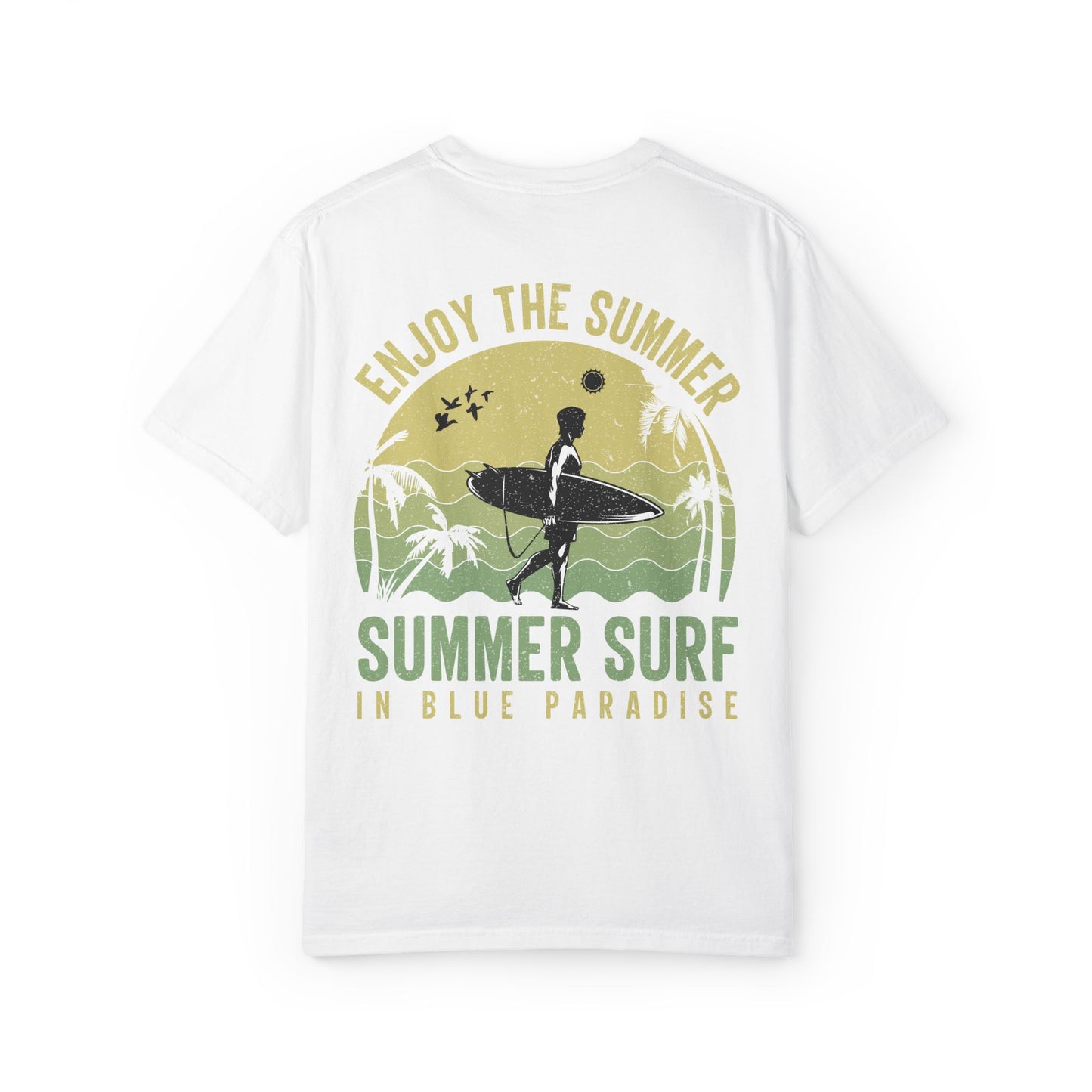 Vintage Summer Surf T-shirt, Summer Vibes, Beachwear, Unisex Graphic Tee, Casual Summer Apparel, Vacation Shirt
