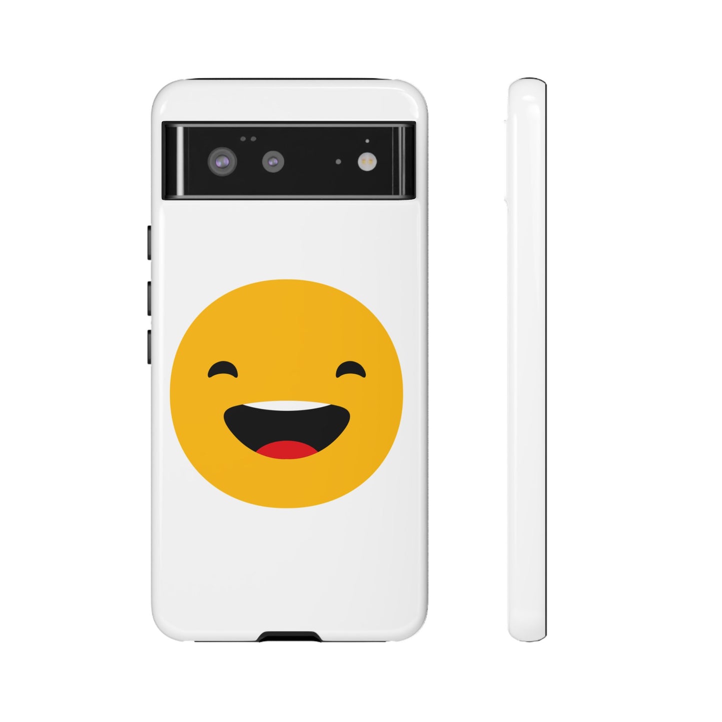 Happy Face Tough Phone Case - Durable Protection with Smile Design
