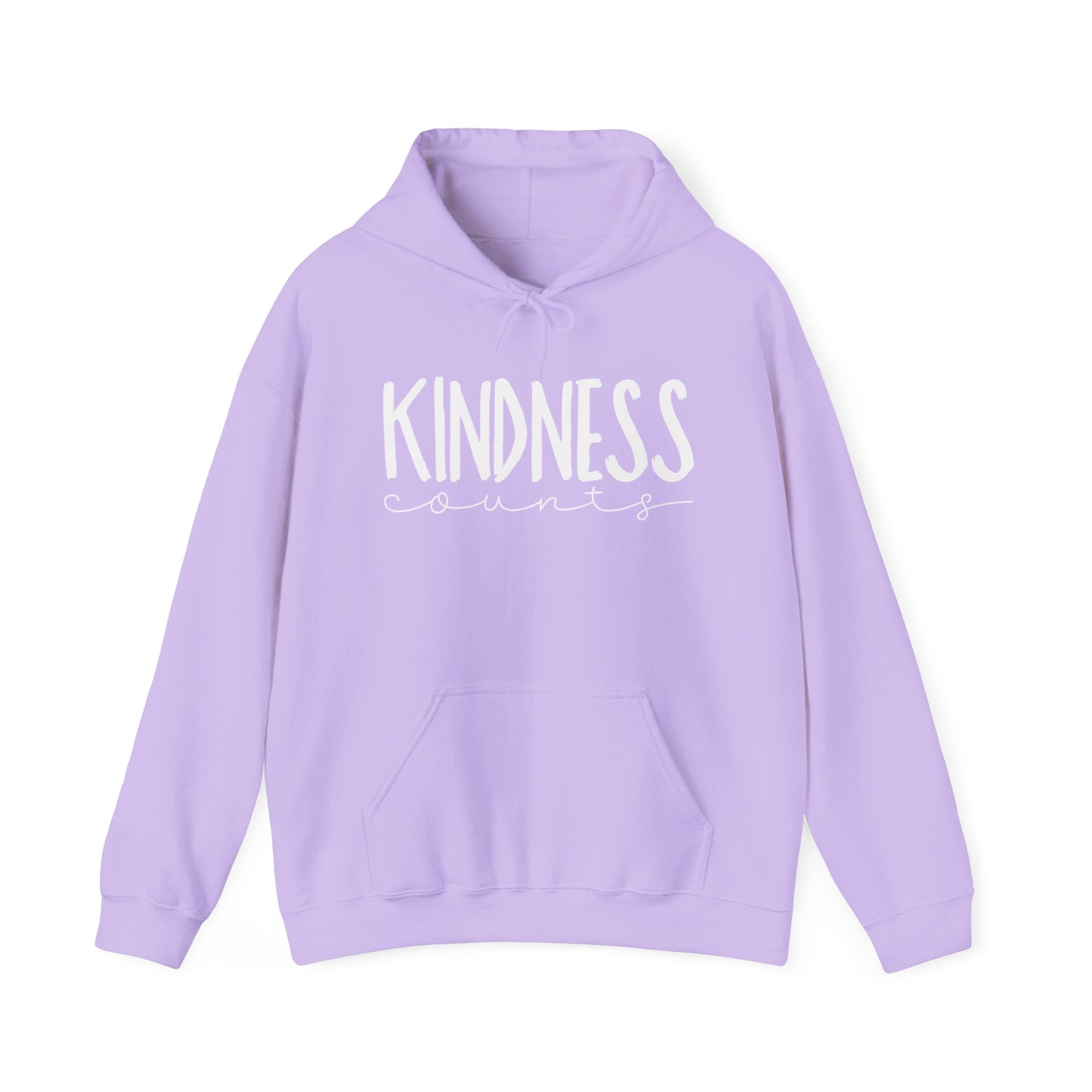 Motivational Hooded Sweatshirt - "Kindness" - Gifts for Fitness Enthusiasts, Cozy Casual Wear, Inspirational