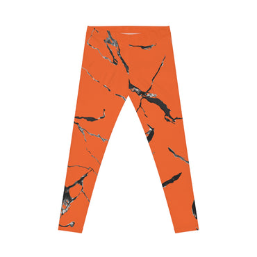 Vibrant Marble Print Leggings | Women's Trendy Activewear, Casual Style, Workout Pants, Fall Fashion, Gift for Her