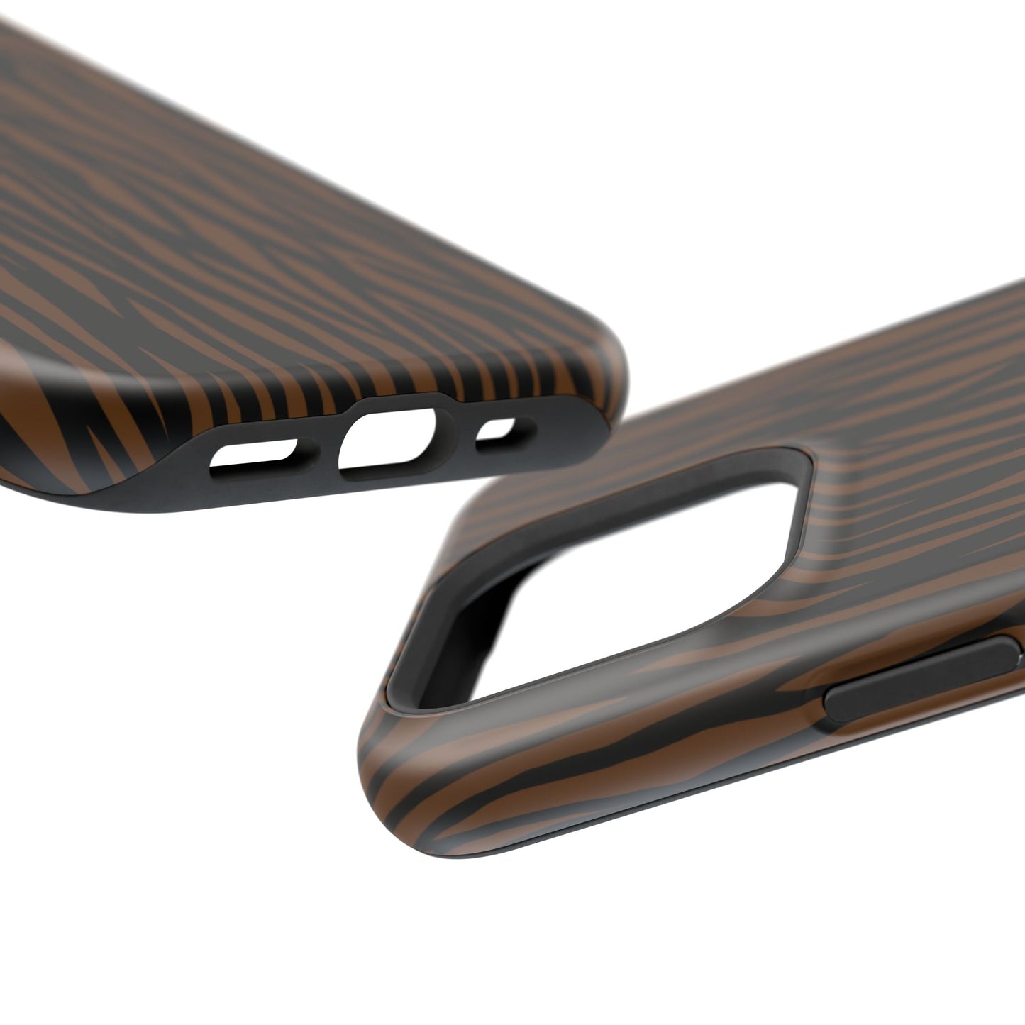 Stylish Magnetic Tough Phone Case - Bold Striped Design