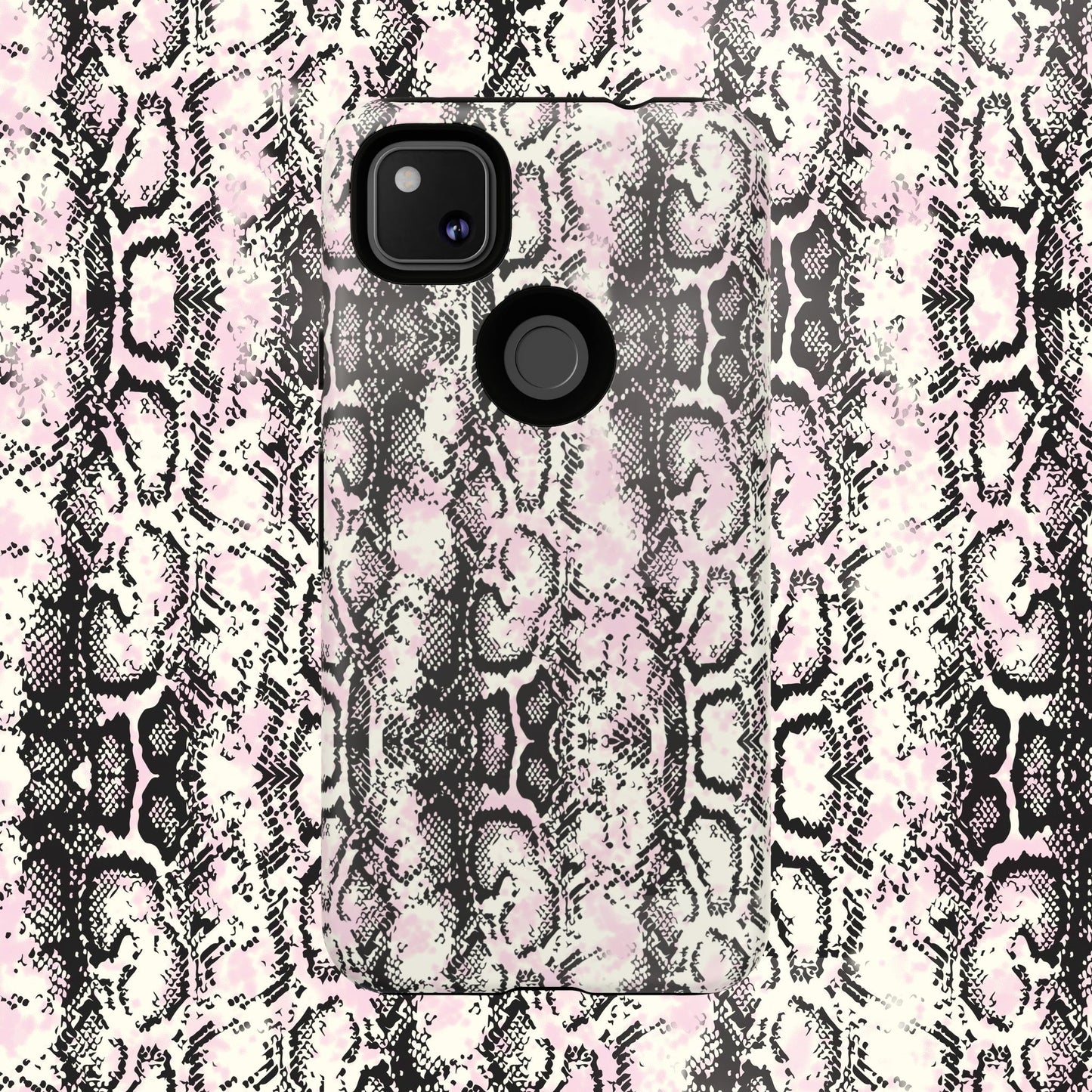 Stylish Snake Print Phone Case - Tough Protection for Trendsetters