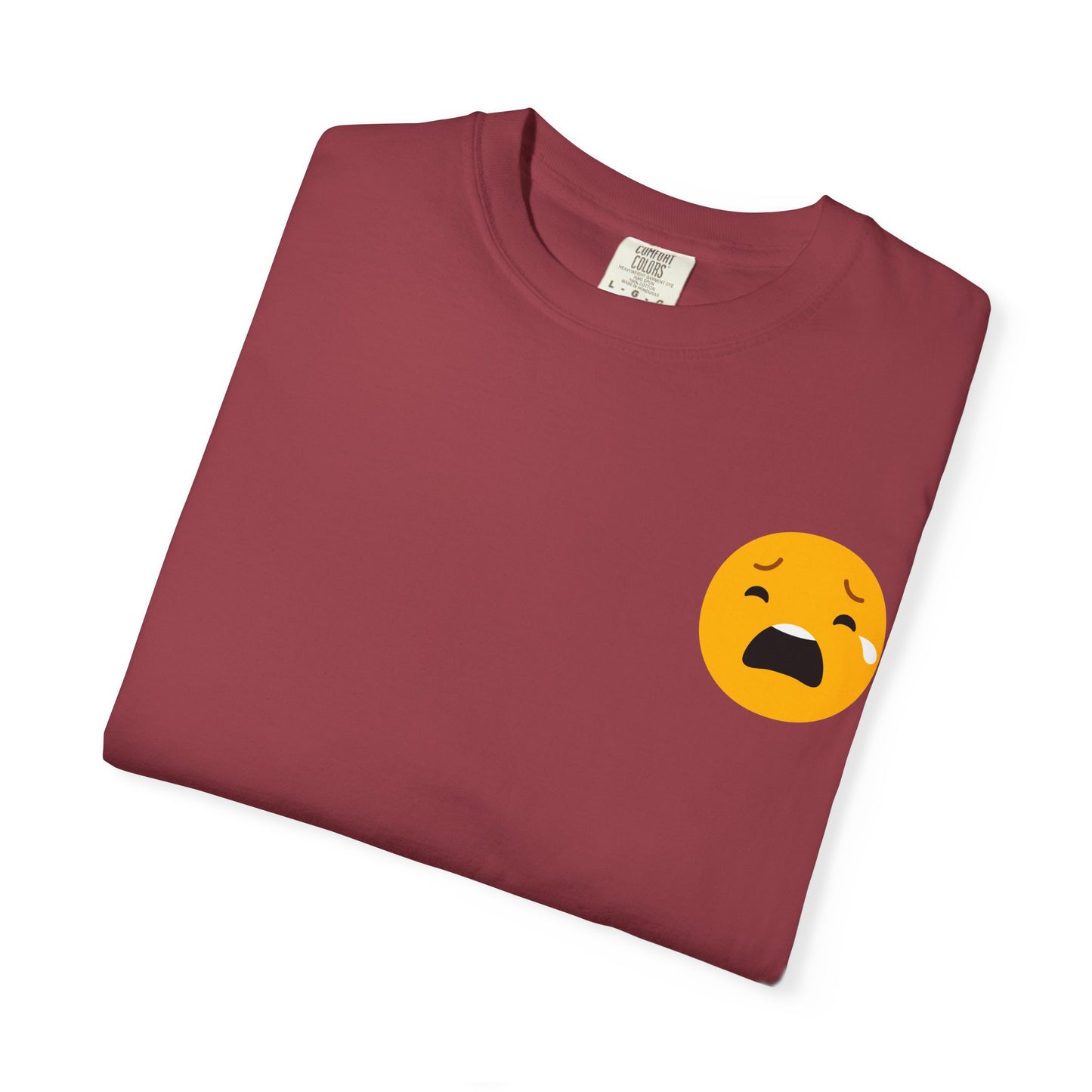 Emotional Support Unisex Tee - Sad Emoji Graphic T-Shirt