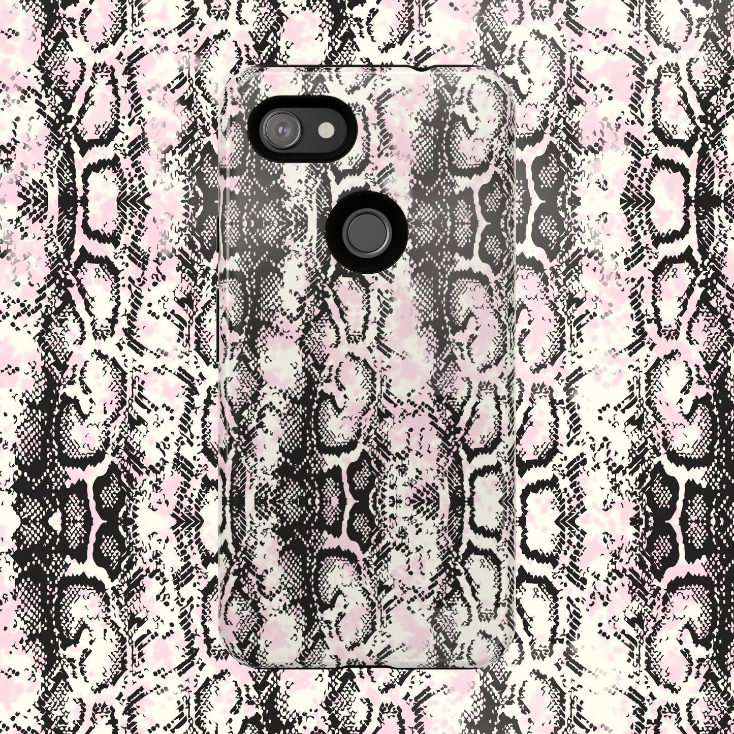 Stylish Snake Print Phone Case - Tough Protection for Trendsetters