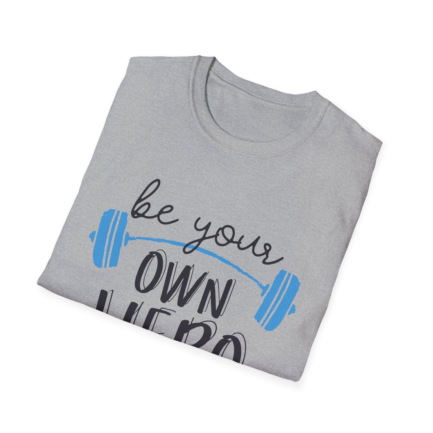 Motivational Unisex T-Shirt - "Be Your Own Hero" - Casual Gift, Positive Vibes, Everyday Wear, Friendly Apparel