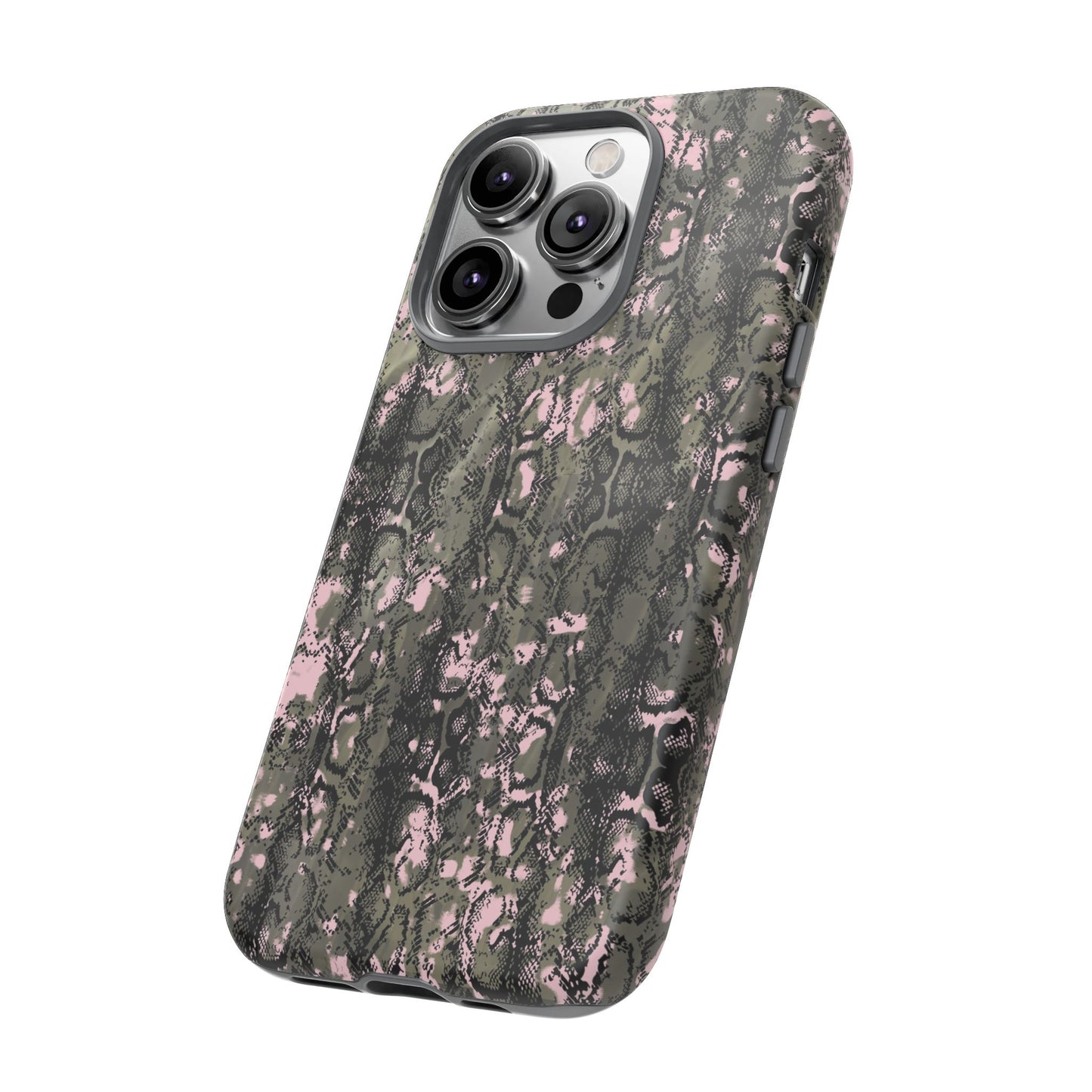 Stylish Snake Print Phone Case for Tough Protection