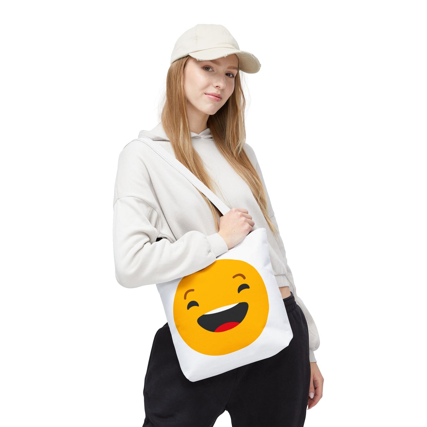 Smiley Face Tote Bag - Fun & Cheerful Design for Everyday Use