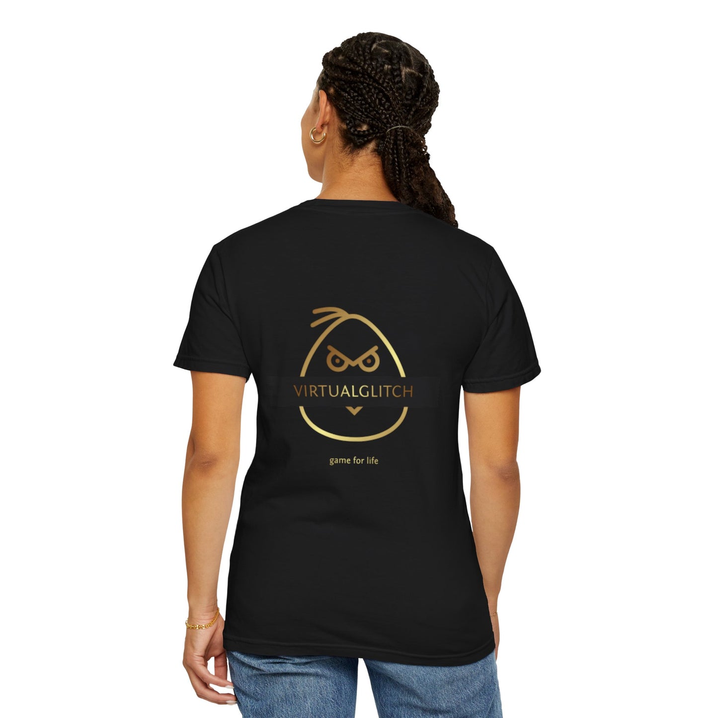 Virtual Glitch Unisex Garment-Dyed T-Shirt - Fun & Stylish Tee for Game Lovers