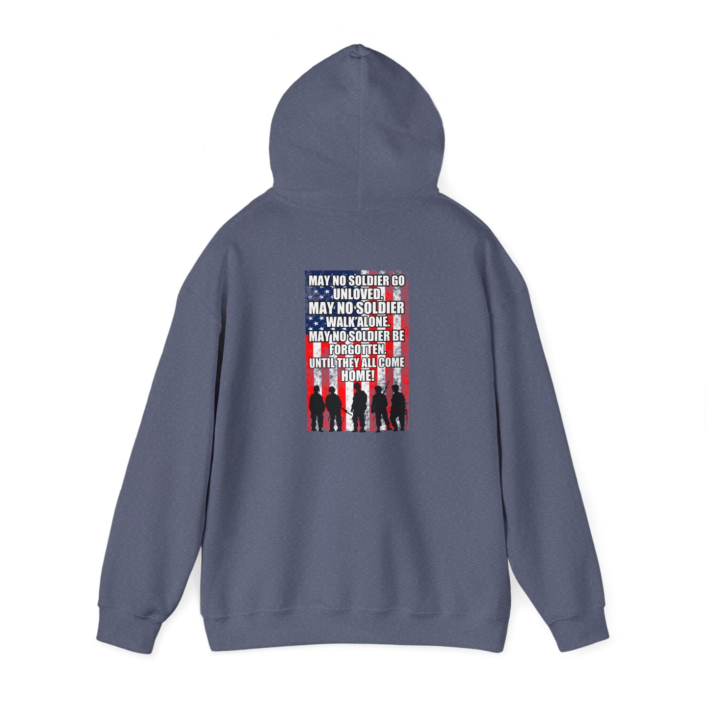 Patriotic Memorial Hoodie: Honor our Heroes, Unisex Sweatshirt for Veterans, Remembrance Day, Gift for Military Families,