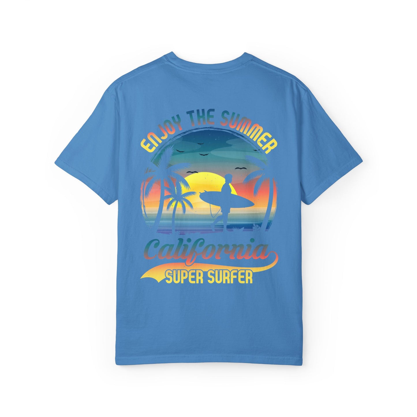 California Summer Vibes T-Shirt, Unisex Beach Tee, Surfing Apparel, Gift for Surfers, Summer Wardrobe Essential