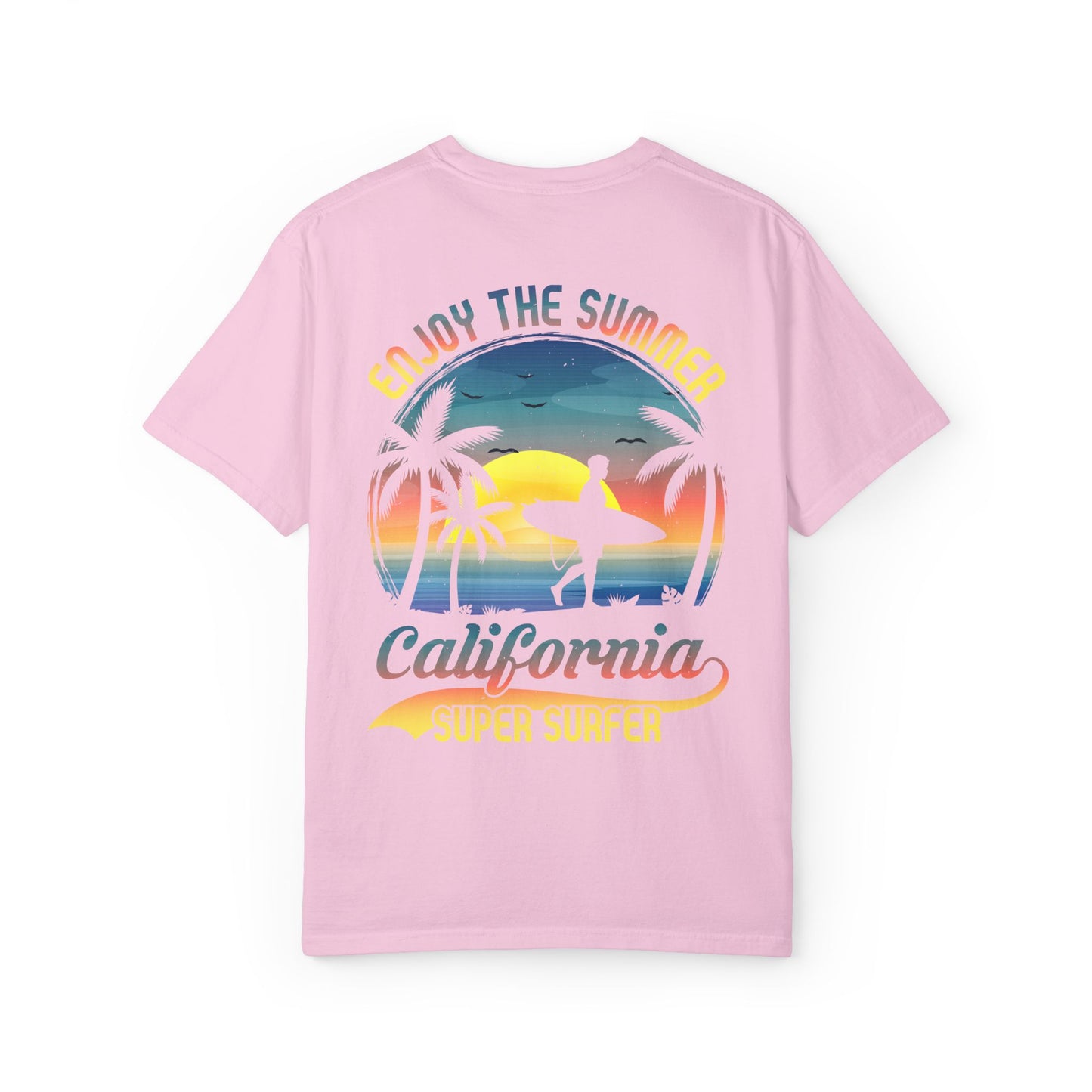 California Summer Vibes T-Shirt, Unisex Beach Tee, Surfing Apparel, Gift for Surfers, Summer Wardrobe Essential