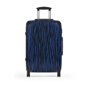 Bold Striped Suitcase - Stylish Travel Luggage for Adventurers