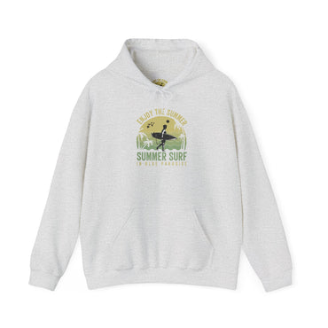 Summer Surf Vibes Hoodie – Unisex Heavy Blend™ Sweatshirt for Beach Lovers, Perfect Gift for Surfing, Casual Wear, Summer