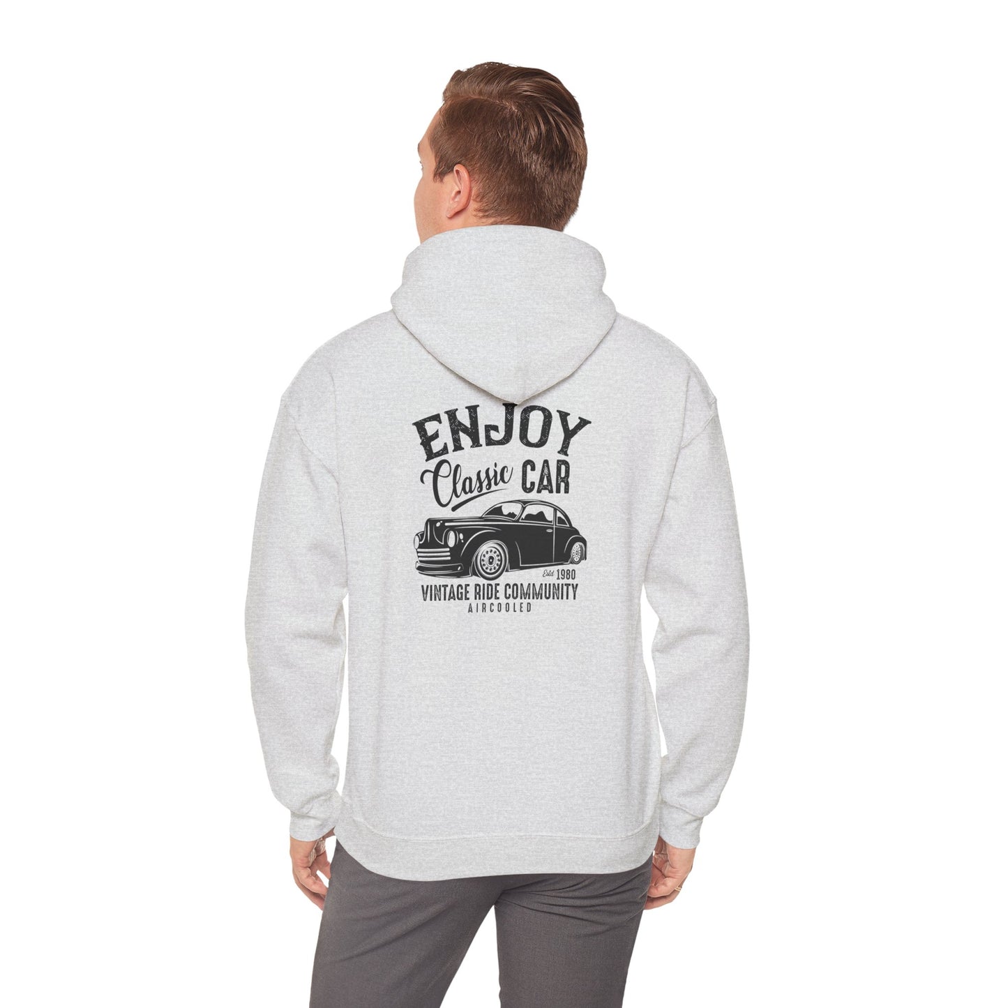 Vintage Car Lover's Hoodie - Enjoy Classic Car Design