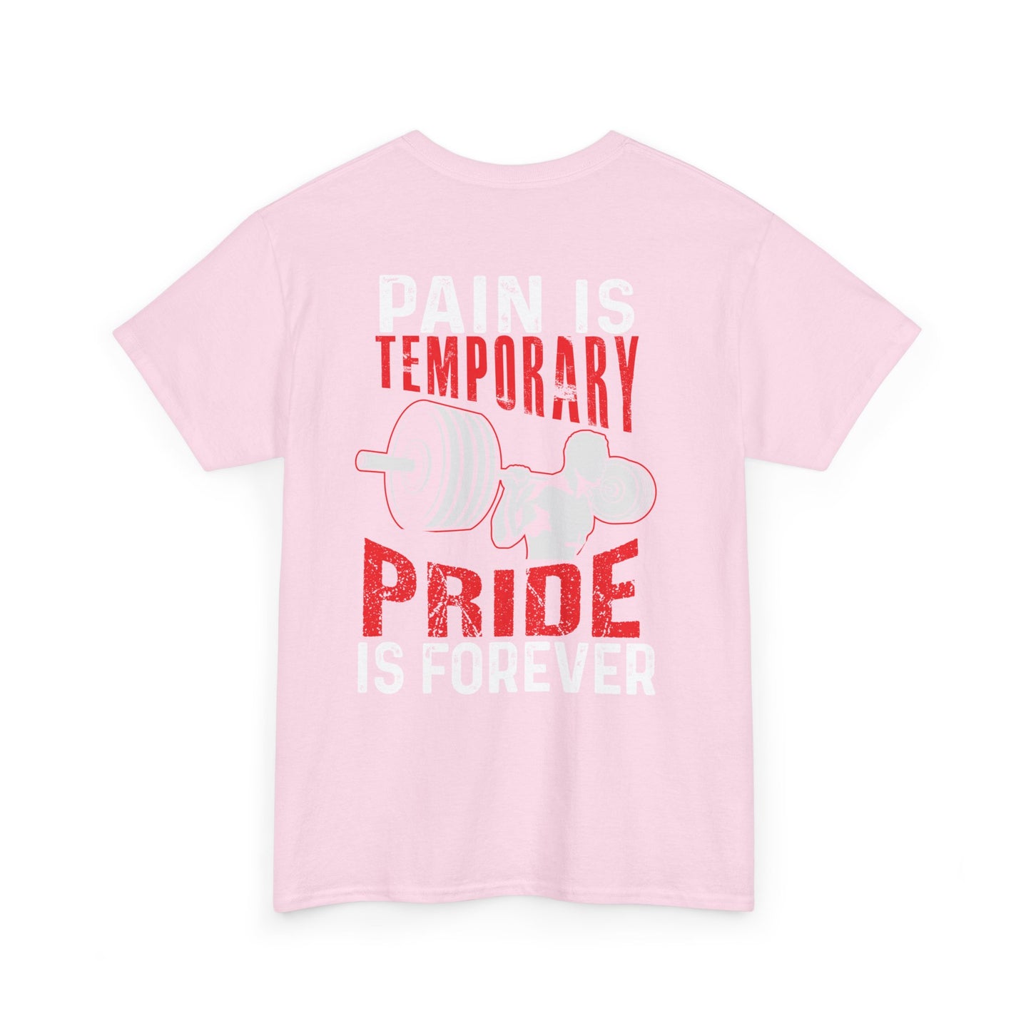 Temporary Pride Unisex Cotton Tee, Fitness Shirt, Apparel, Workout Top, Gift, Celebration Tee