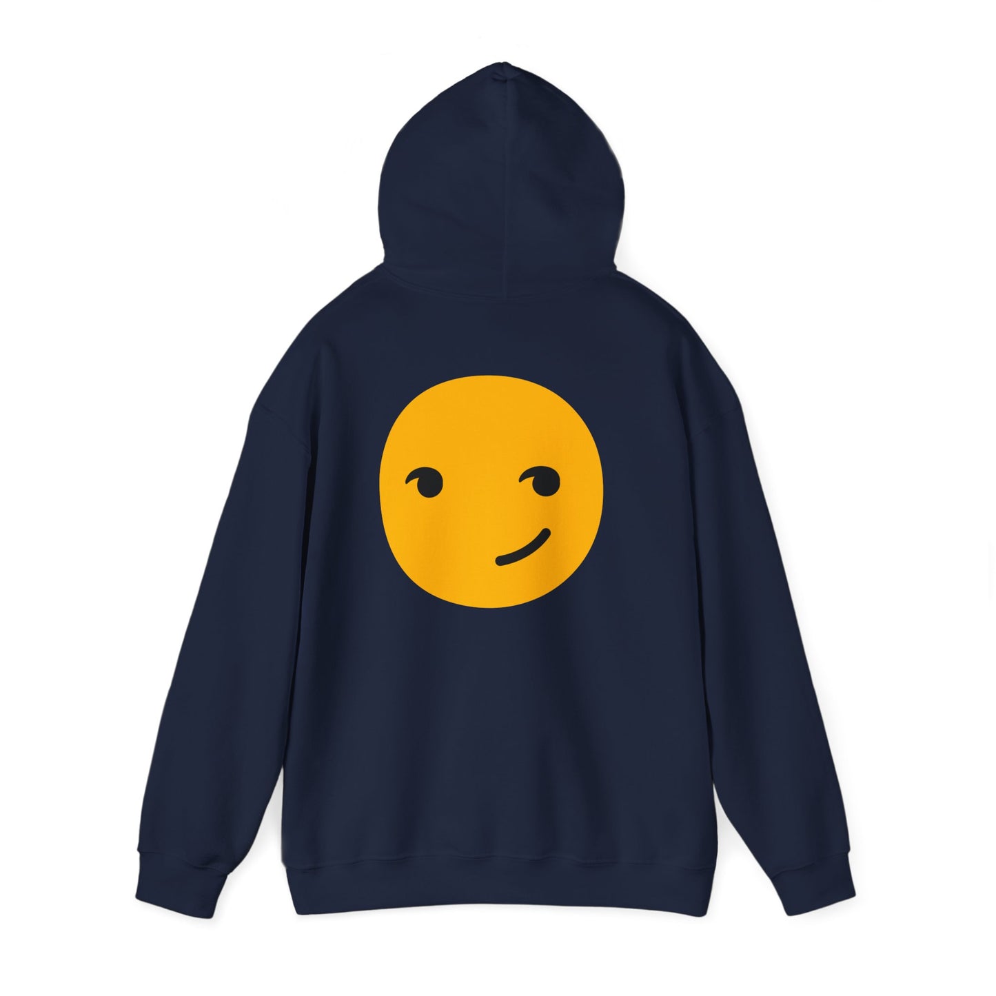 Smiley Face Unisex Heavy Blend Hooded Sweatshirt – Cozy & Playful Comfort for All Occasions