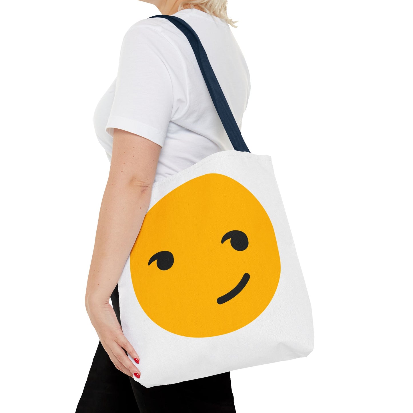 Playful Smiley Tote Bag - Cute and Fun Design for Everyday Use