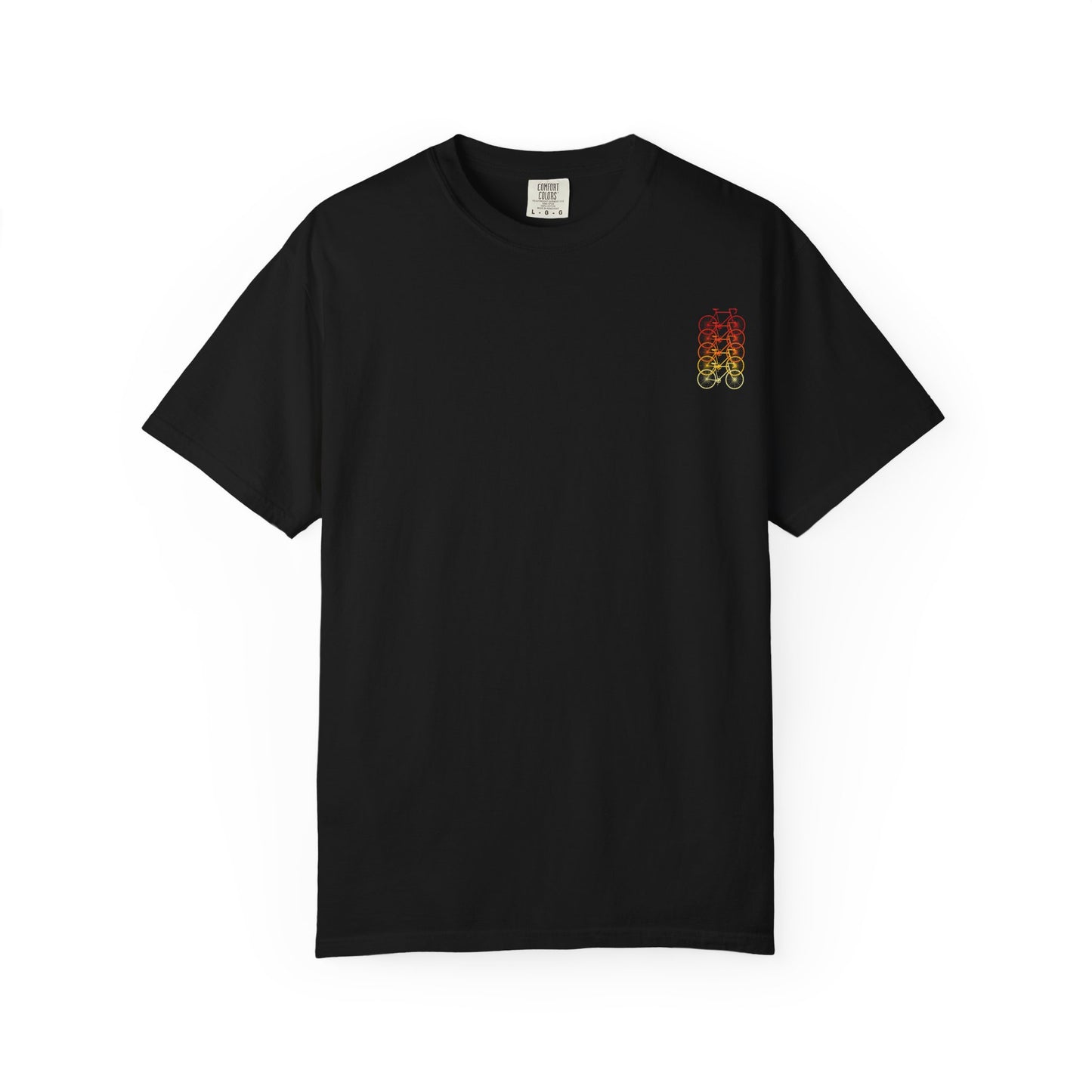 Gradient Bicycle Unisex T-Shirt - Perfect for Cycling Enthusiasts