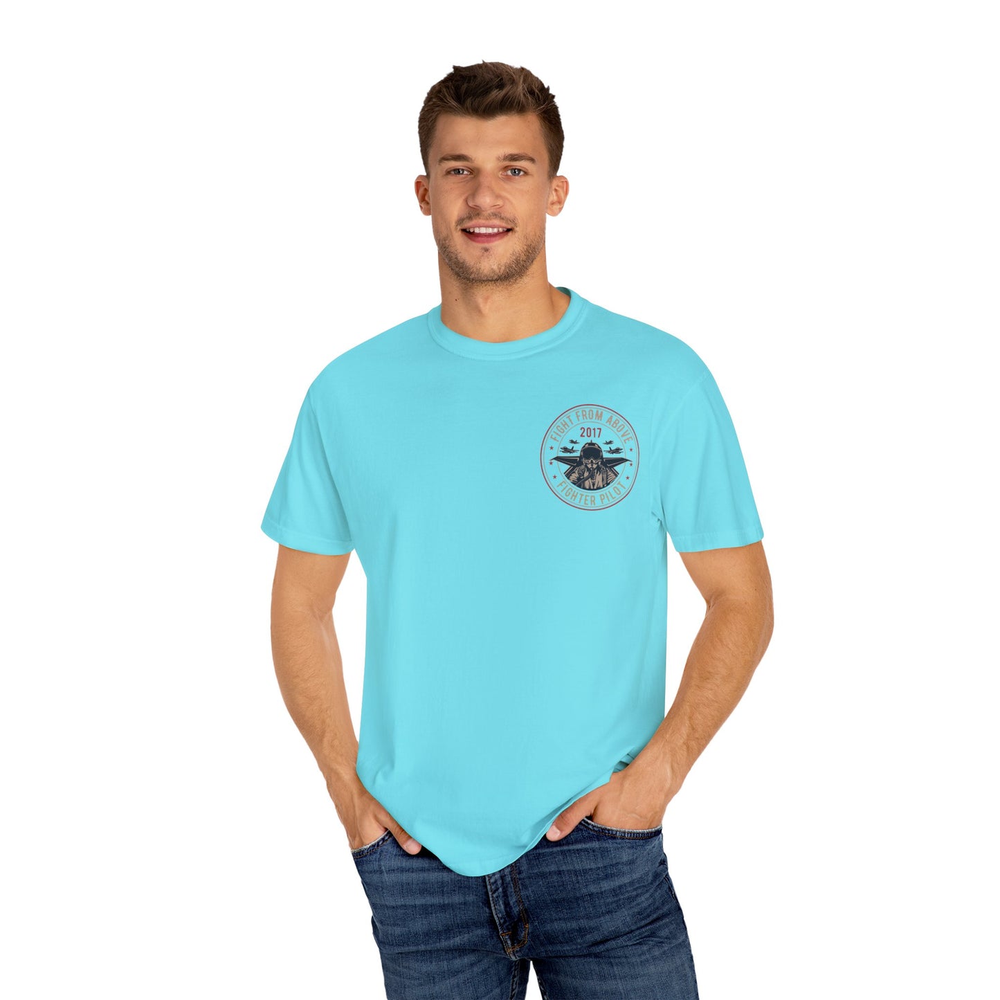 Vintage Fighter Pilot T-Shirt, Unisex Aviation Tee, Gift for Aviation Lovers, Military Shirt, Airplane Enthusiast Apparel