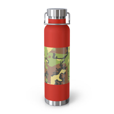 Camouflage Insulated Water Bottle - 22oz Durable Travel Flask