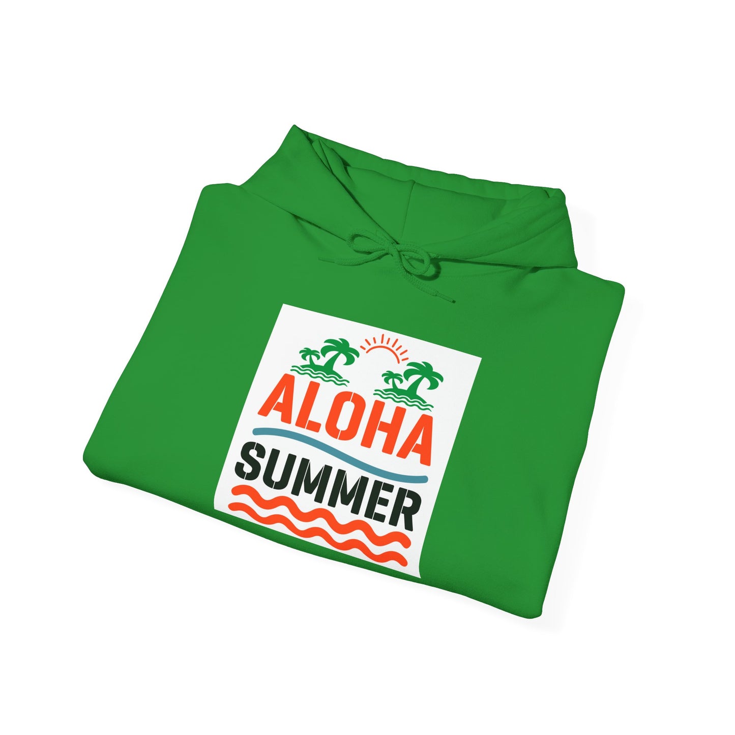 Aloha Summer Hoodie,Tropical Beach Wear,Unisex Sweatshirt,Vacation Outfit, Summer iconic Waikiki Beach Oahu combines urban