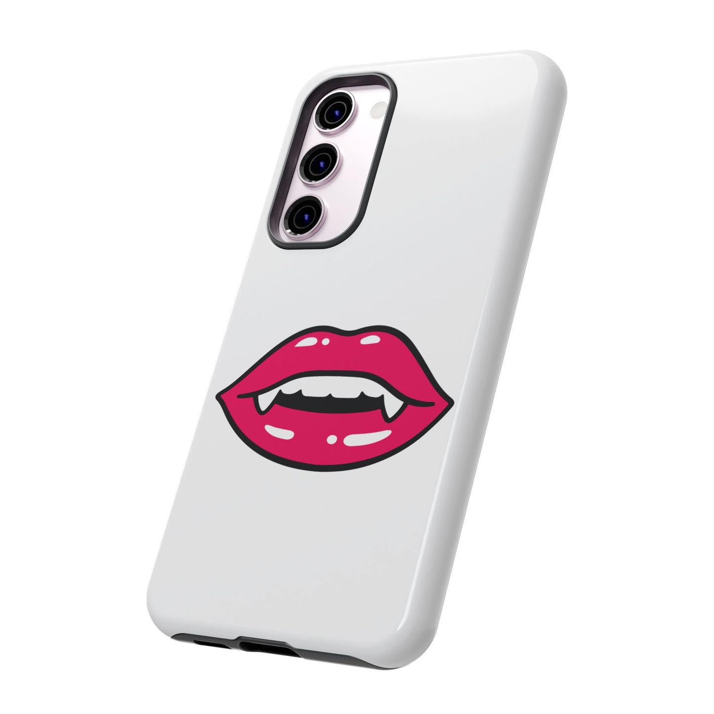 Vampire Mouth Phone Case - Tough Cases for Halloween, Gift for Spooky Lovers, Quirky Phone Accessories, Fun Tech Gear