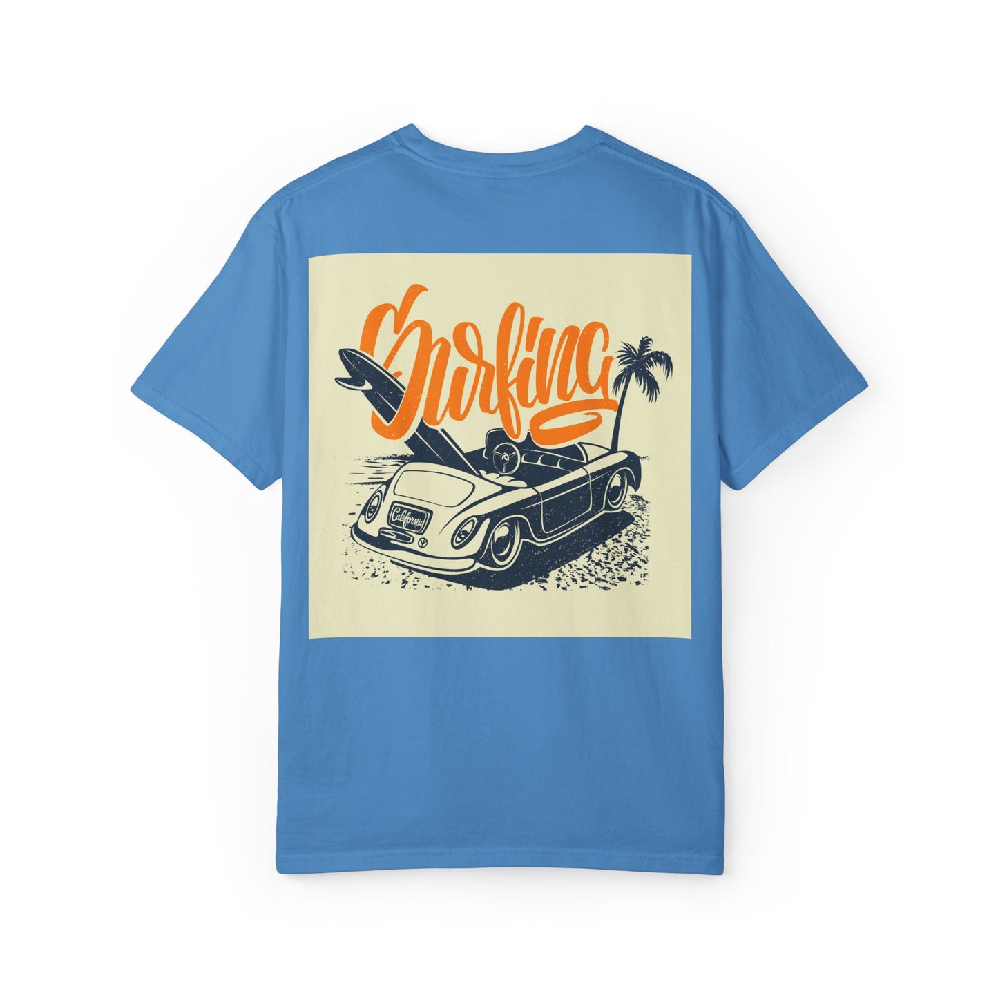 Retro Surfing Unisex T-Shirt, Beach Vibe Tee, Summer Casual Wear, Vacation Shirt, Surf Lover Gift, Ocean Adventure Top