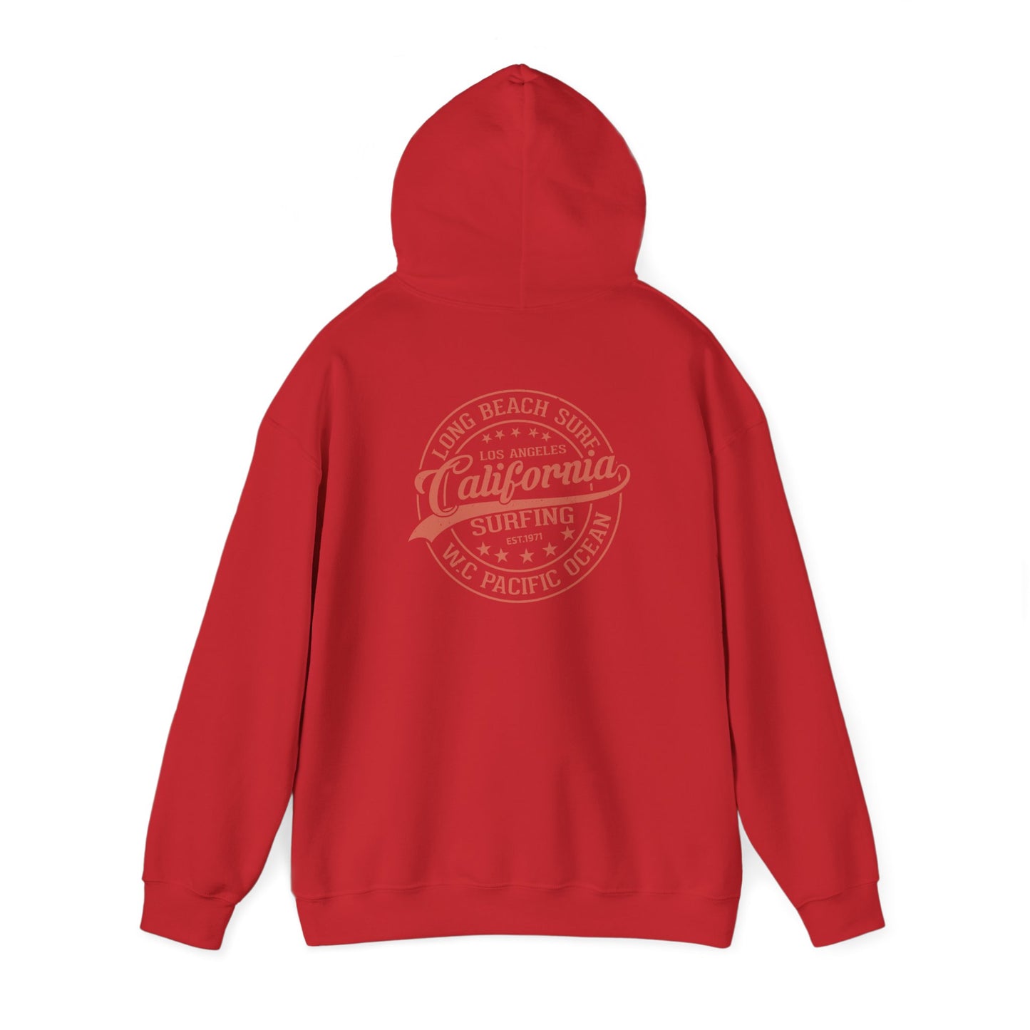 California Surf Hoodie, Cozy Sweatshirt for Beach Lovers, Perfect Gift for Surfers, Summer Vibes Apparel, Unisex Surfing