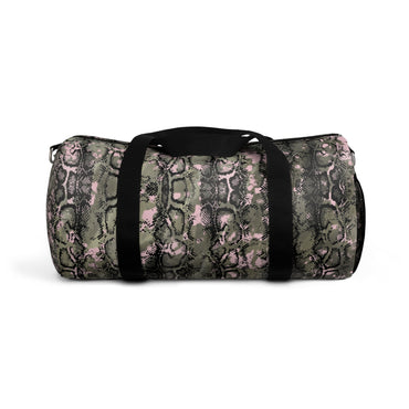Stylish Snake Print Duffel Bag - Perfect for Gym or Travel