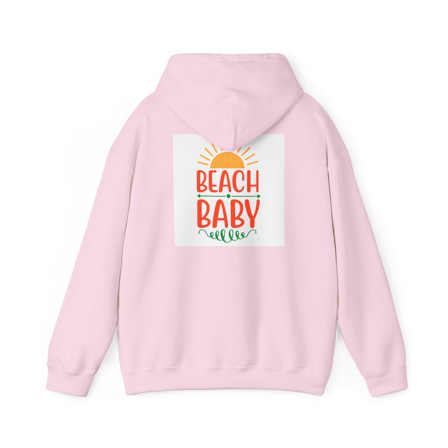 Beach Baby Hooded Sweatshirt | Summer Vibes, Beach Lover Gift, Unisex Casual Wear, Cozy Hoodie, Fun Beachwear