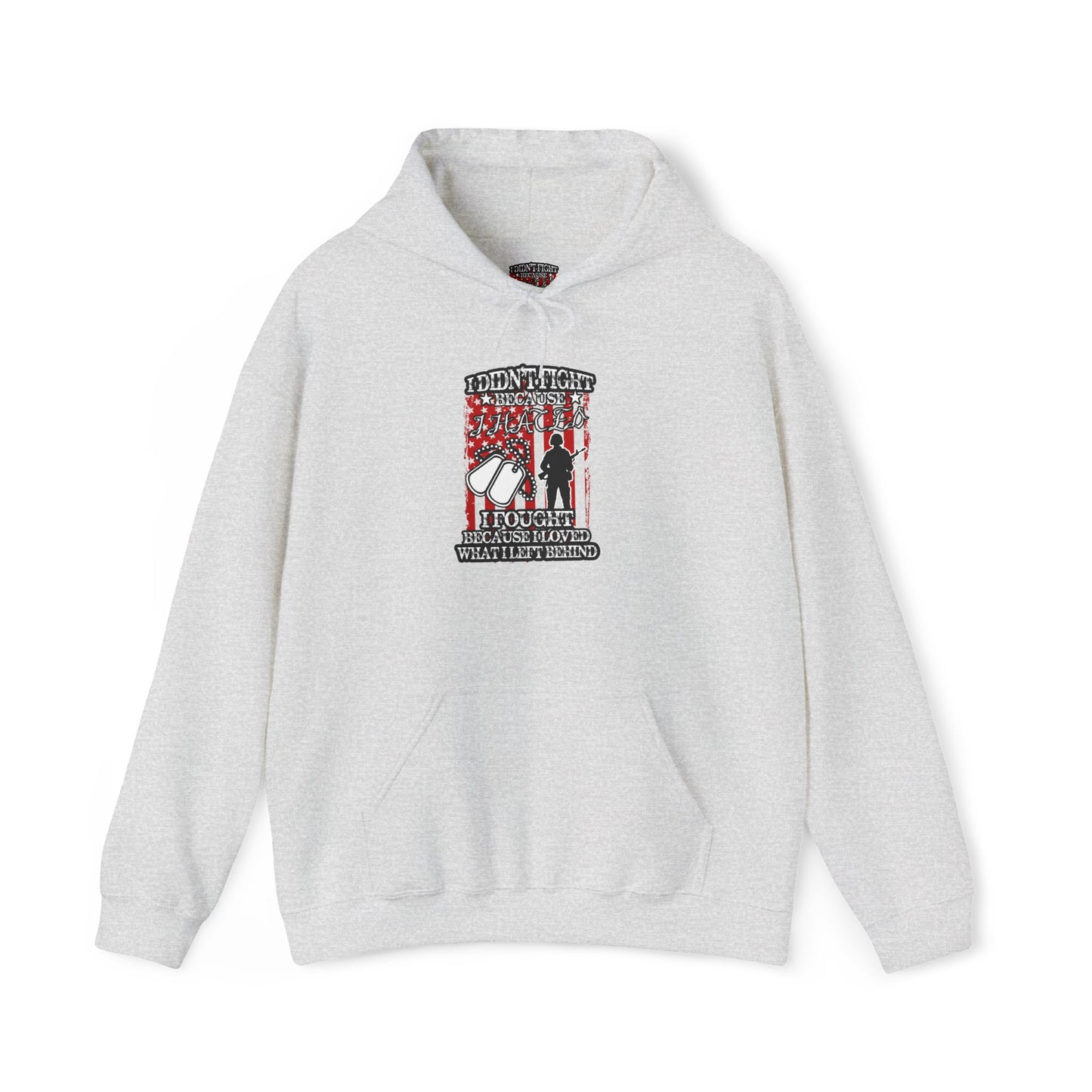 Military Supporter Hoodie, Patriotic Sweatshirt, Independence Day Gift, Veteran Clothing, USA Flag Apparel