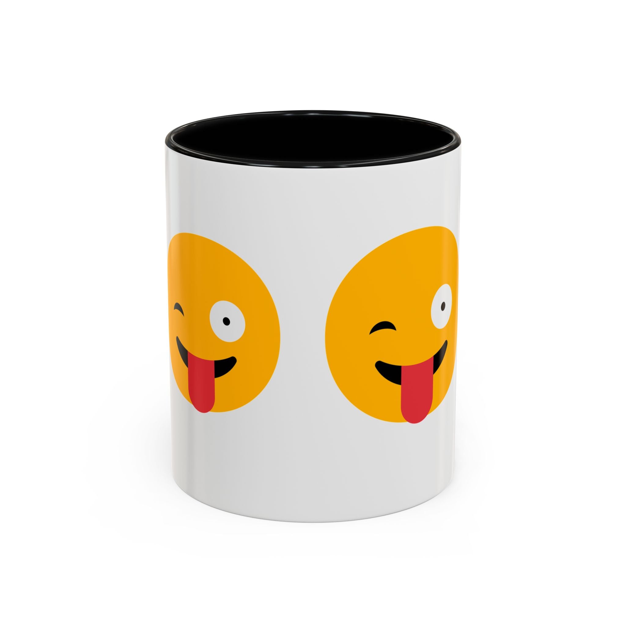 Playful Emoji Coffee Mug | Fun Yellow Faces 11oz & 15oz