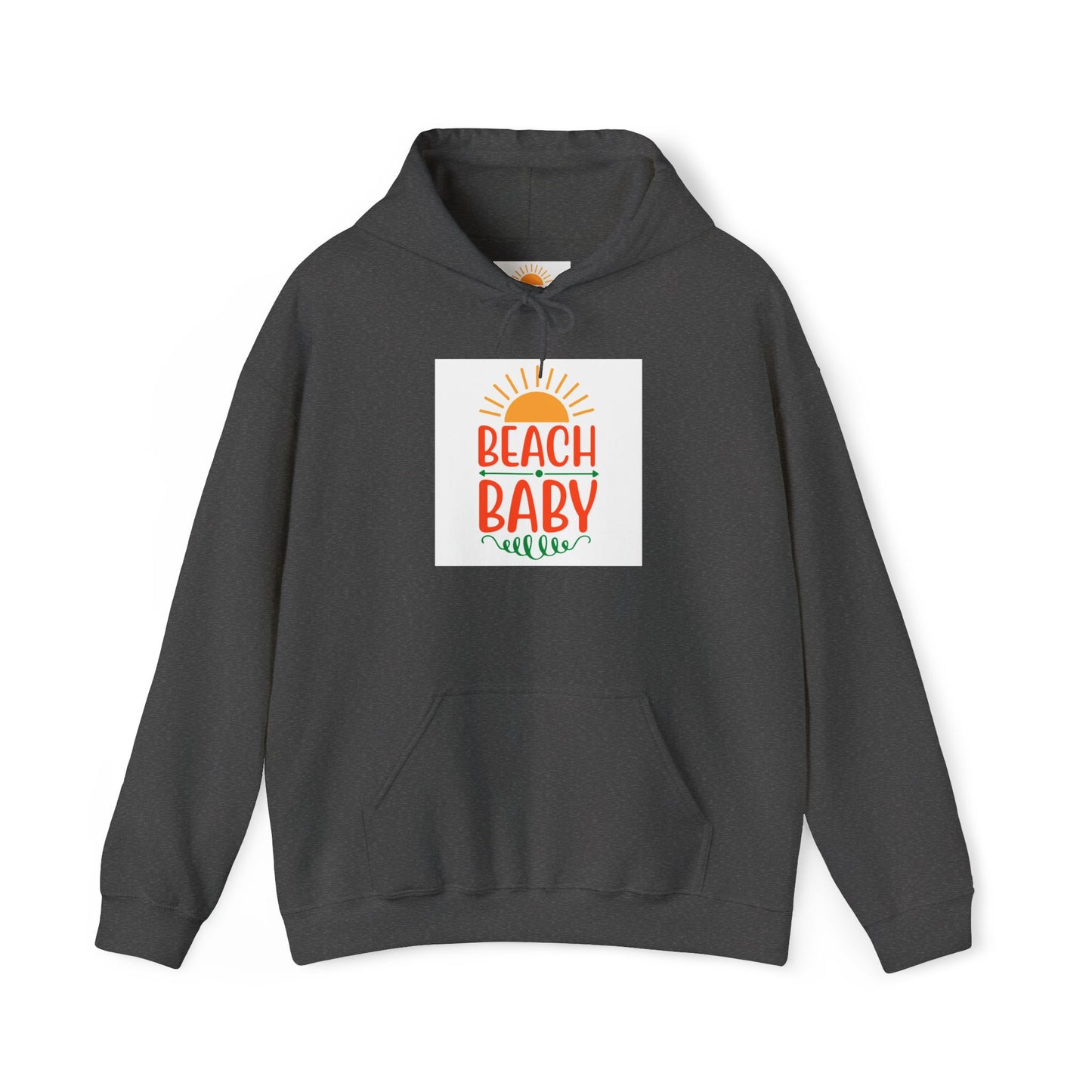 Beach Baby Hooded Sweatshirt | Summer Vibes, Beach Lover Gift, Unisex Casual Wear, Cozy Hoodie, Fun Beachwear