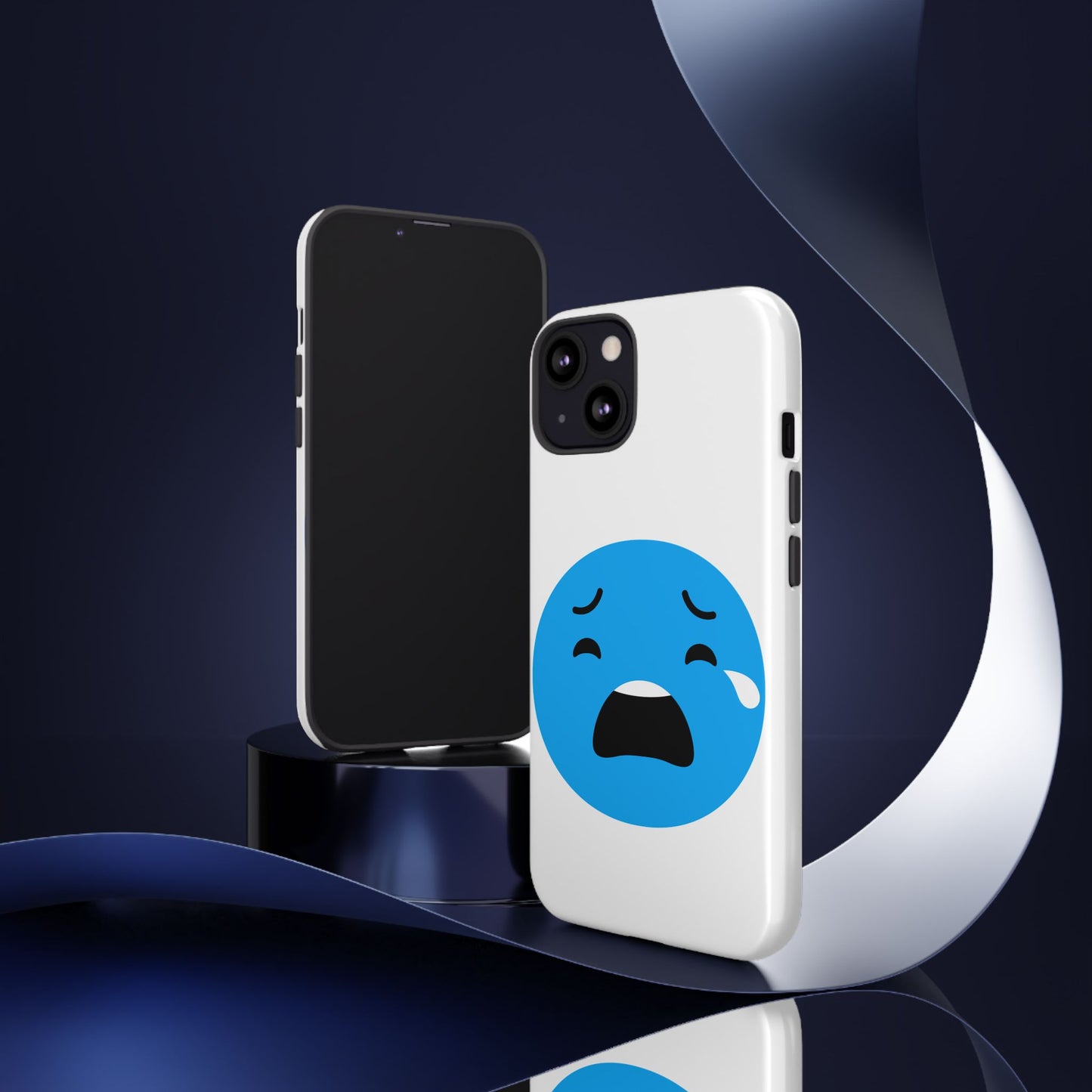 Funny Sad Face Phone Case - Tough and Stylish