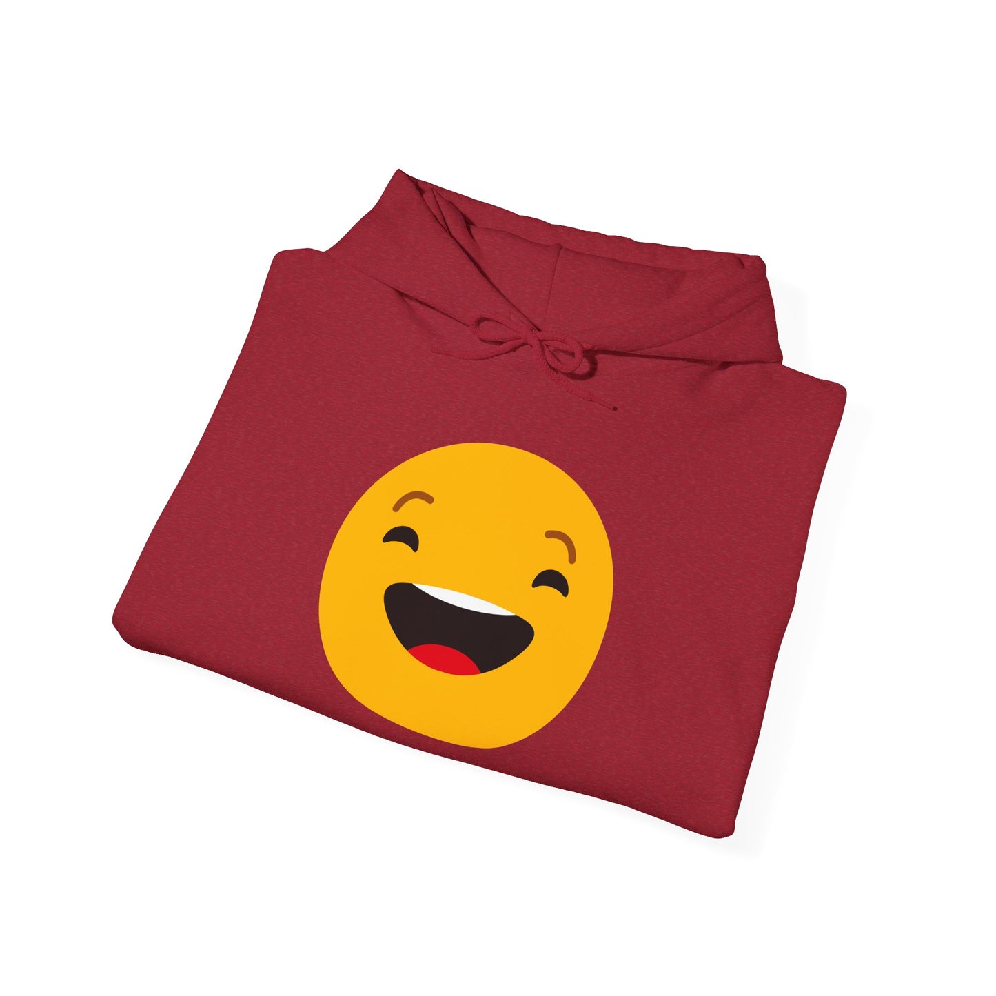 Funny Smile Emoji Hoodie - Unisex Heavy Blend™ Sweatshirt for Everyday Comfort