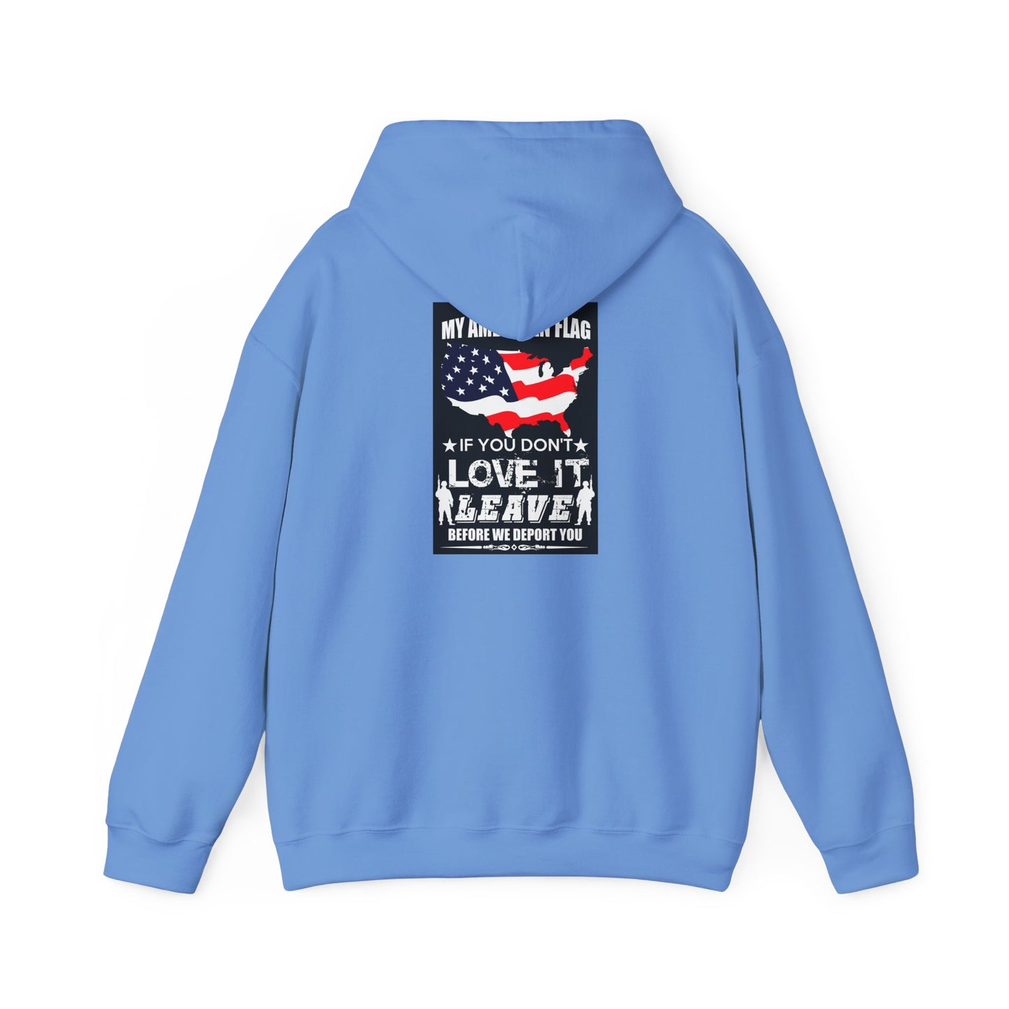 American Flag Hoodie, Patriotic Sweatshirt, Veterans Gift, July 4th Apparel, Unisex Clothing