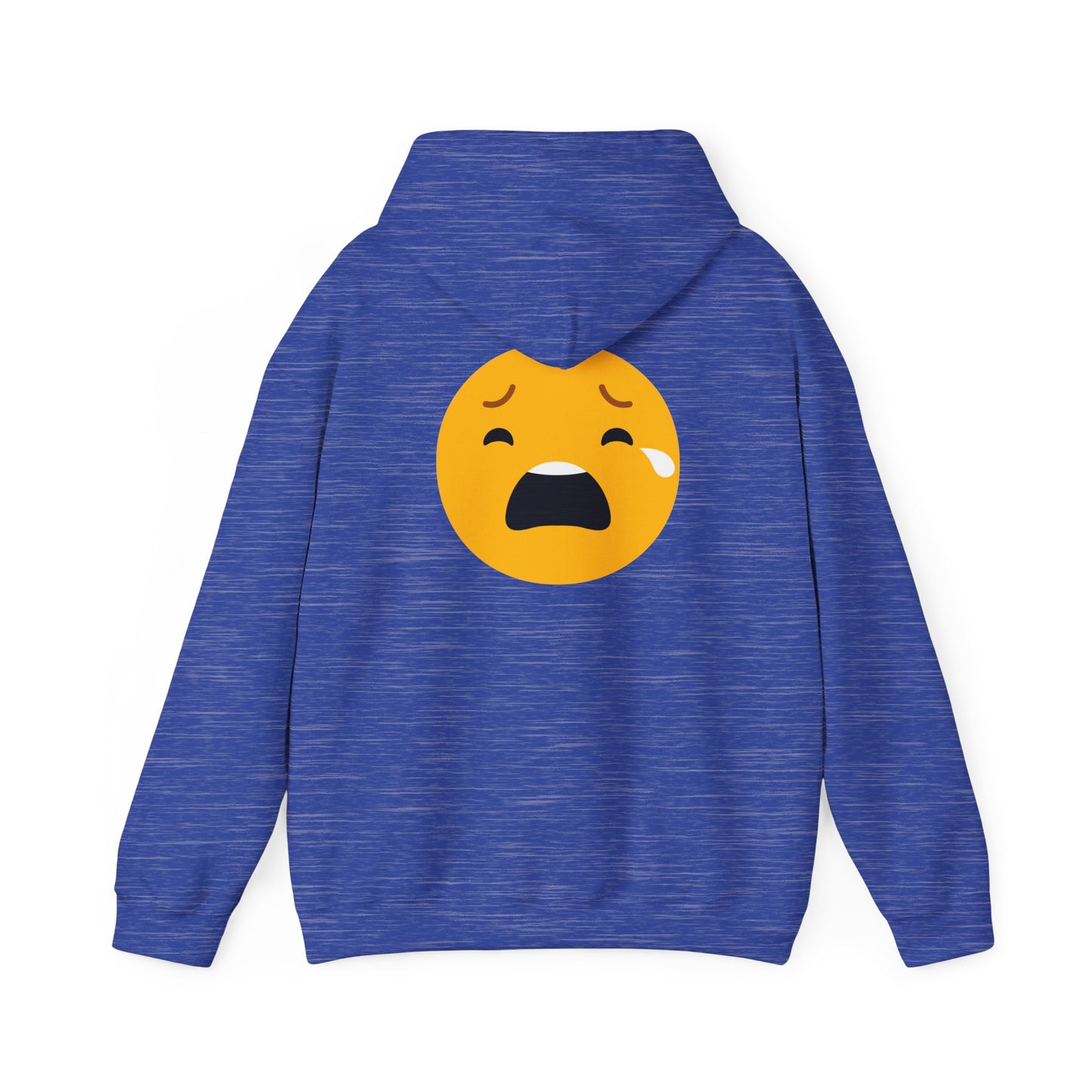 Unisex Heavy Blend™ Sad Emoji Hoodie - Cozy & Expressive Sweatshirt