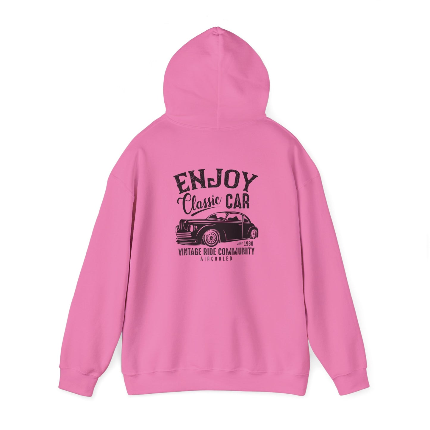 Vintage Car Lover's Hoodie - Enjoy Classic Car Design