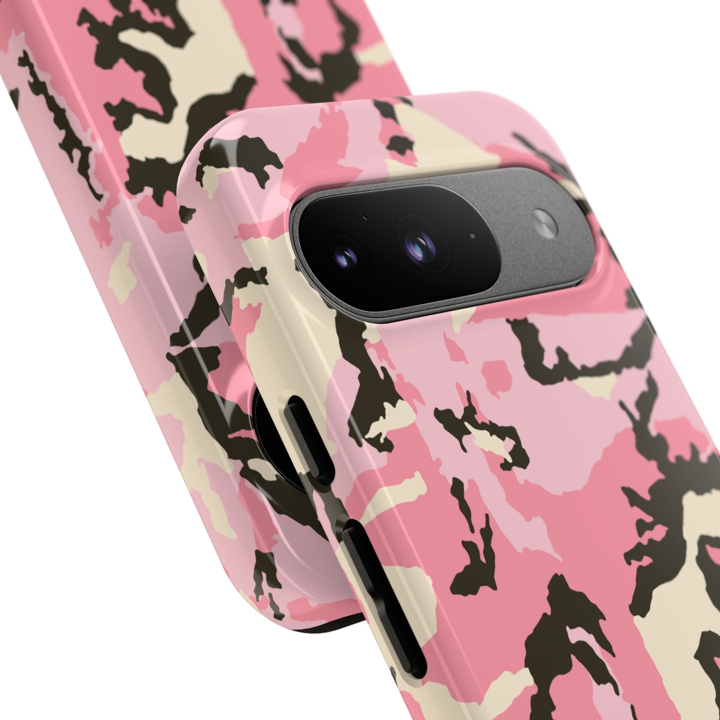 Stylish Pink Camouflage Phone Case – Tough Cases for Trendsetters