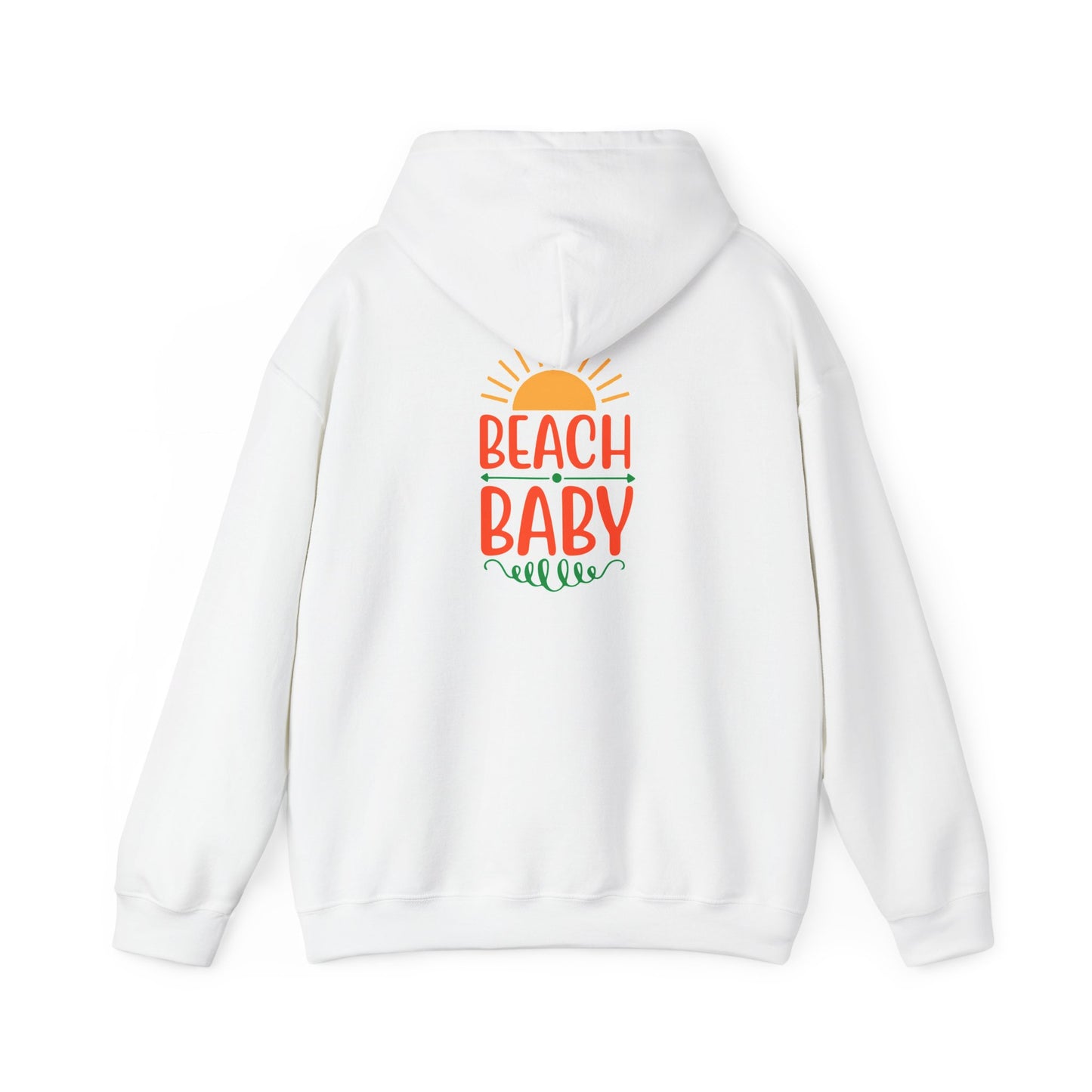 Beach Baby Hooded Sweatshirt | Summer Vibes, Beach Lover Gift, Unisex Casual Wear, Cozy Hoodie, Fun Beachwear