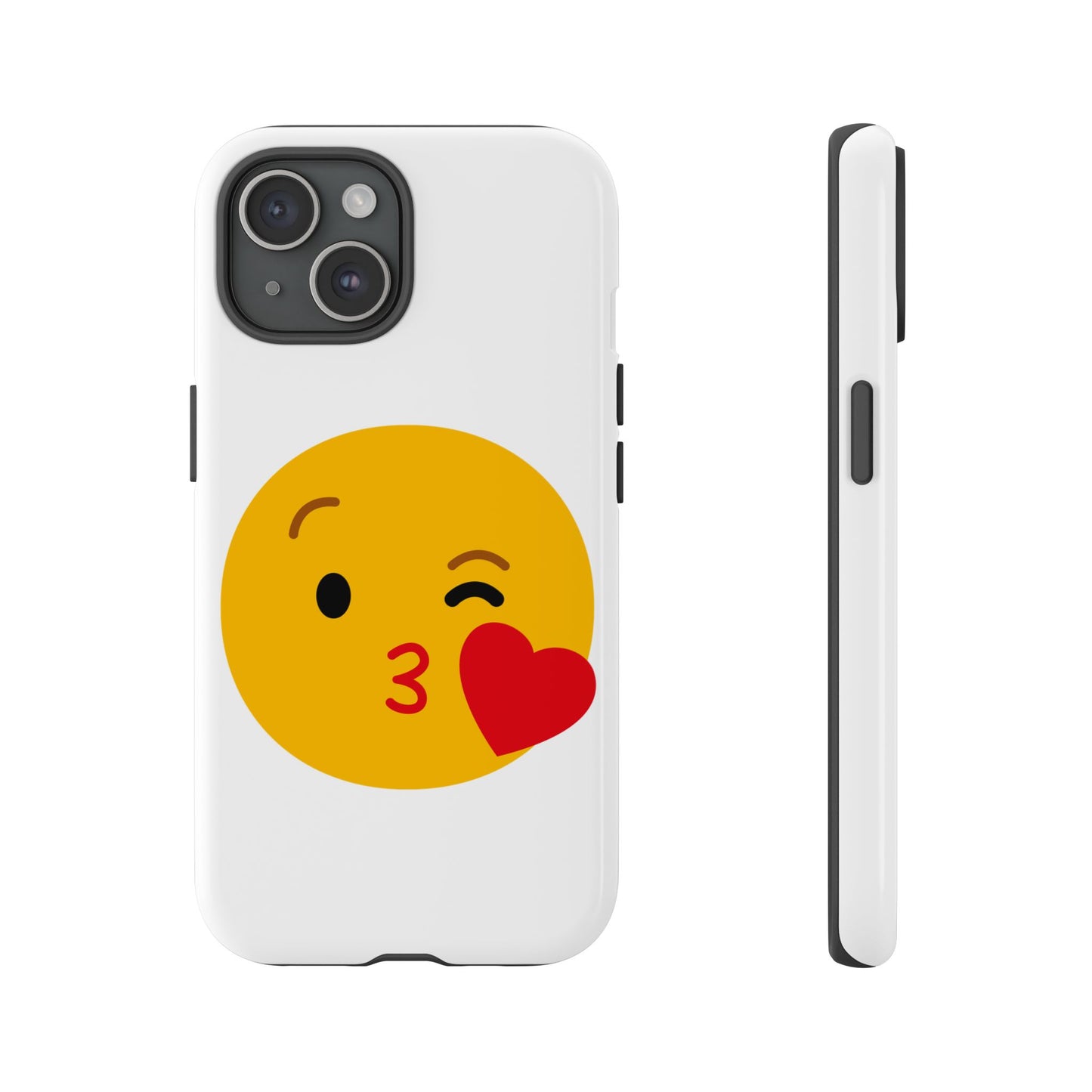 Cute Emoji Phone Case - Kissy Face Design for Stylish Protection