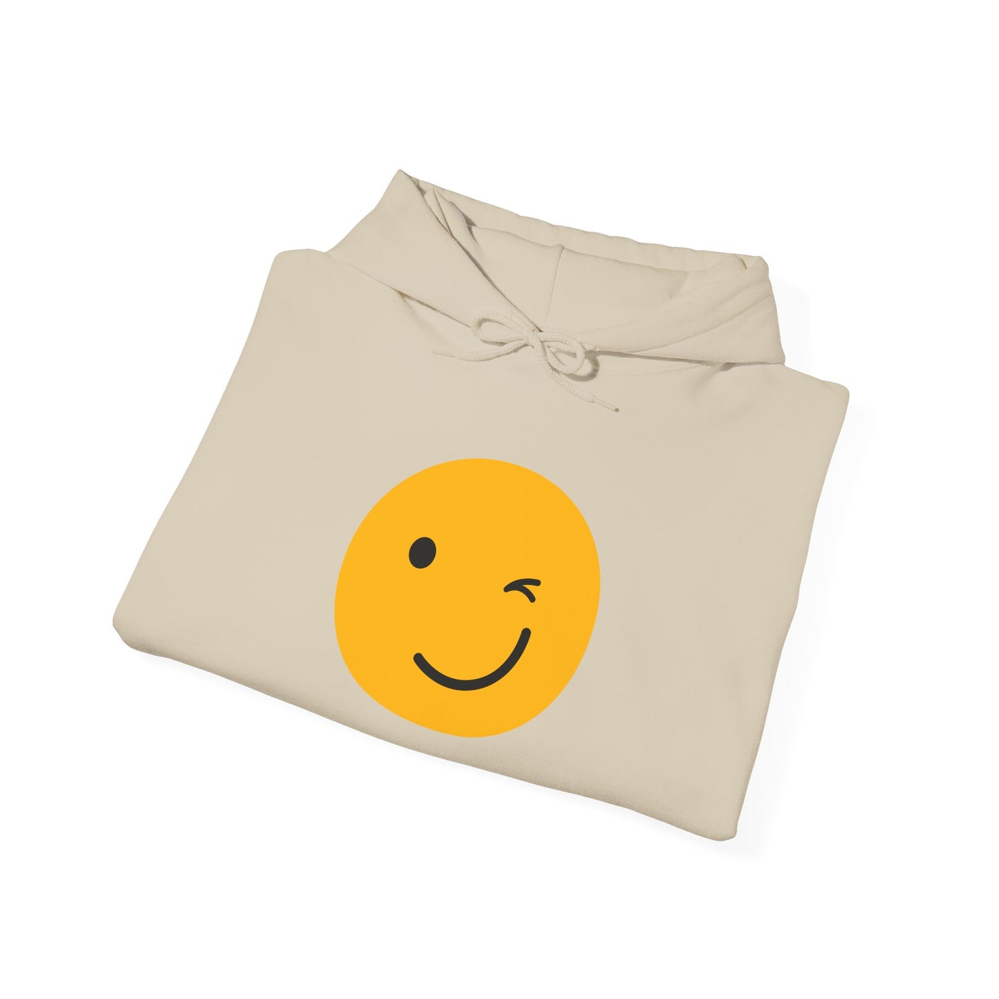 Smiley Face Unisex Hooded Sweatshirt - Fun and Cozy