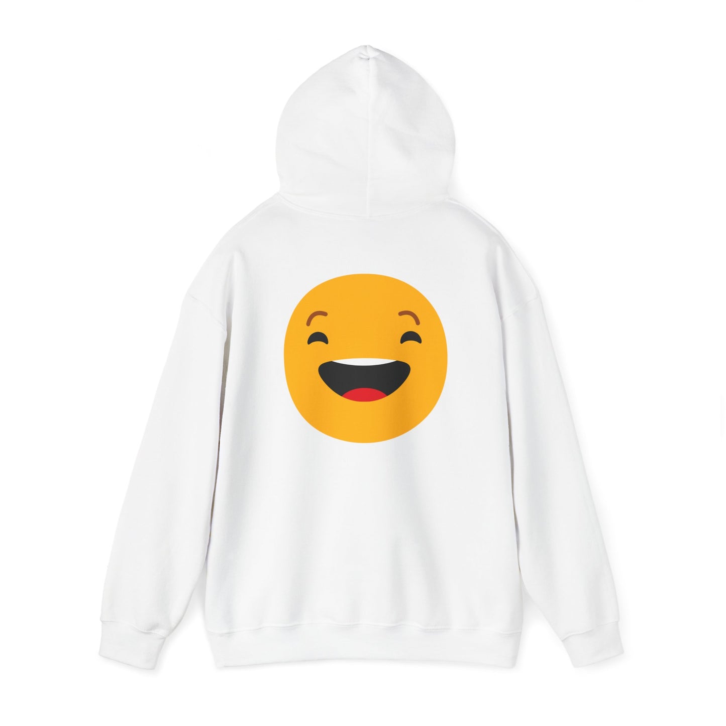 Funny Smile Emoji Hoodie - Unisex Heavy Blend™ Sweatshirt for Everyday Comfort