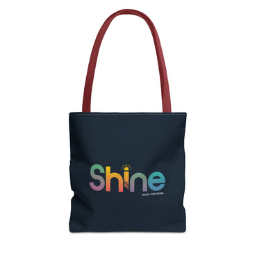 Inspirational Tote Bag - Shine, Motivational Gift, Reusable Shopping Bag, Eco-Friendly Fashion, Daily Use Bag