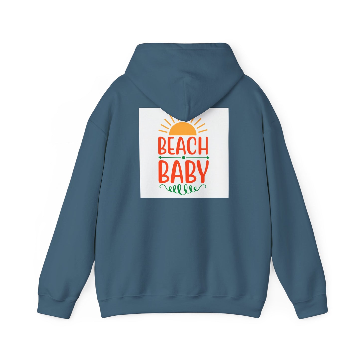 Beach Baby Hooded Sweatshirt | Summer Vibes, Beach Lover Gift, Unisex Casual Wear, Cozy Hoodie, Fun Beachwear