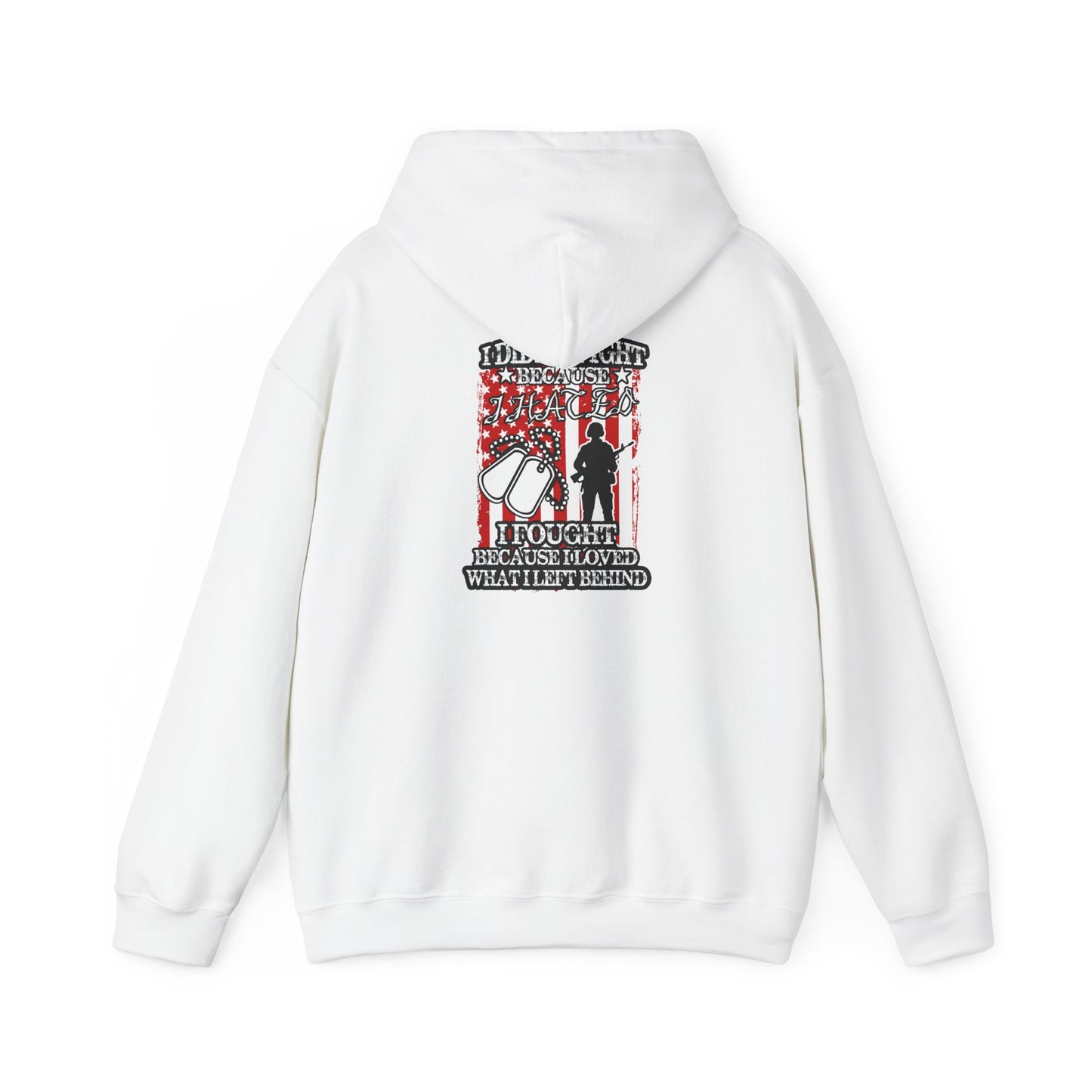 Military Supporter Hoodie, Patriotic Sweatshirt, Independence Day Gift, Veteran Clothing, USA Flag Apparel