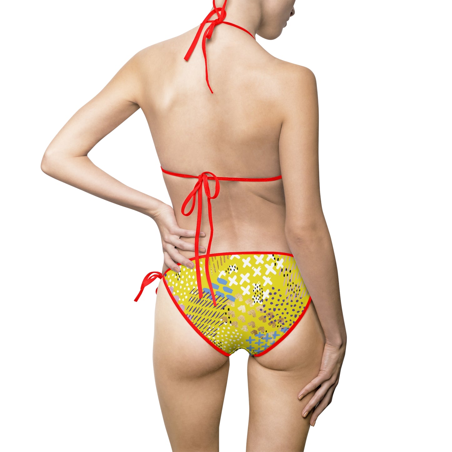 Embrace the vibrant energy of summer with the Vibrant Floral Women's Bikini Swimsuit—a perfect blend of style and comfort for beach days, pool parties, and tropical getaways.