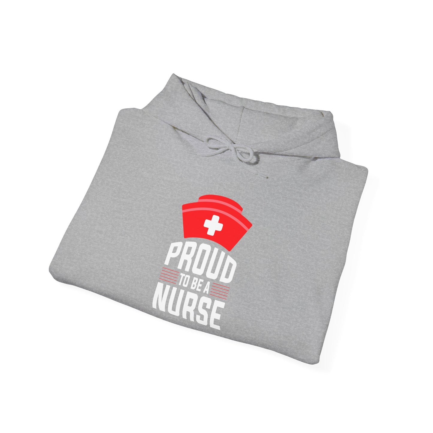 Nurse Life Hoodie - Unisex Heavy Blend™ Sweatshirt with Red Cross Design