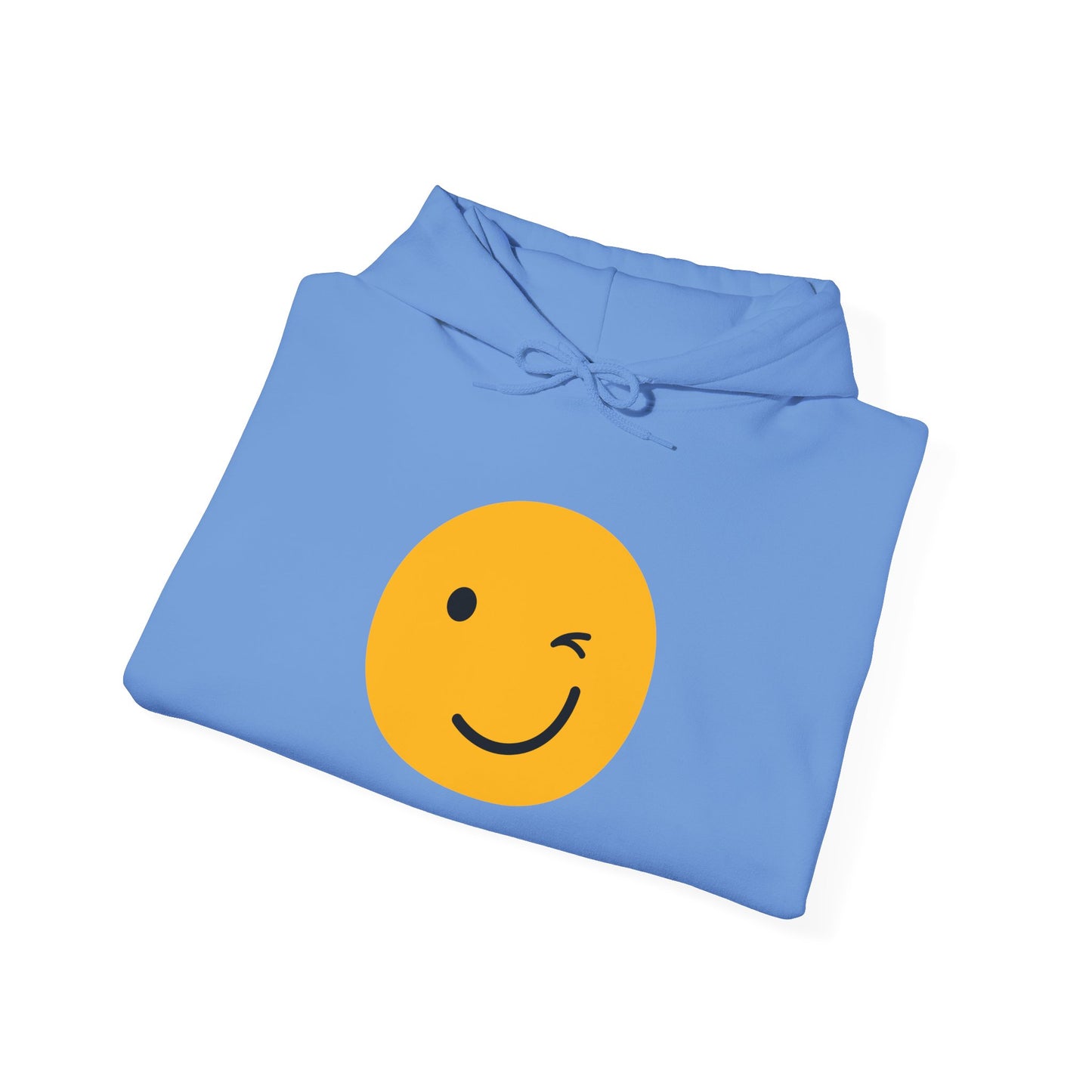 Smiley Face Unisex Hooded Sweatshirt - Fun and Cozy