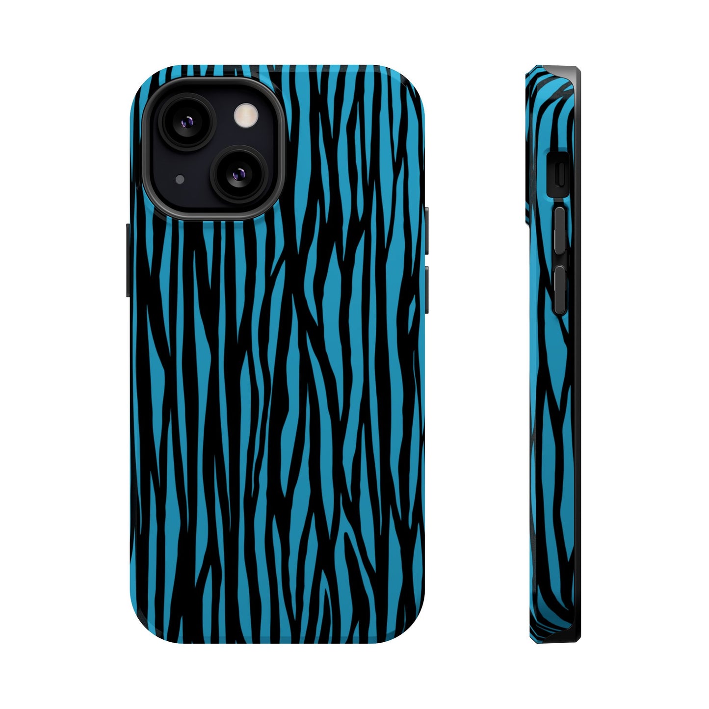 Zebra Print Magnetic Tough Case for iPhone - Durable & Stylish Phone Protection